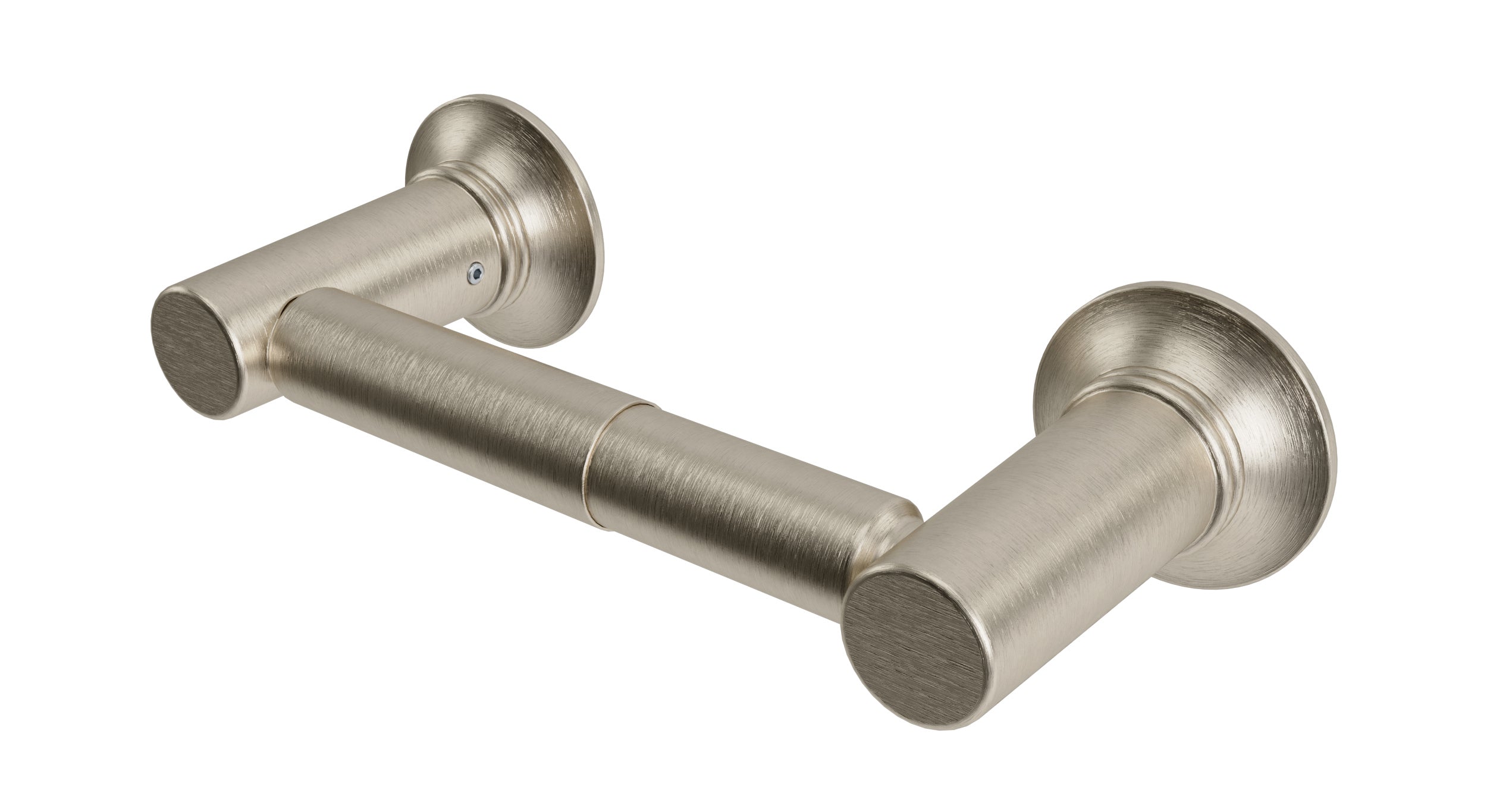 Emerson Double Post Paper Holder in Satin Nickel