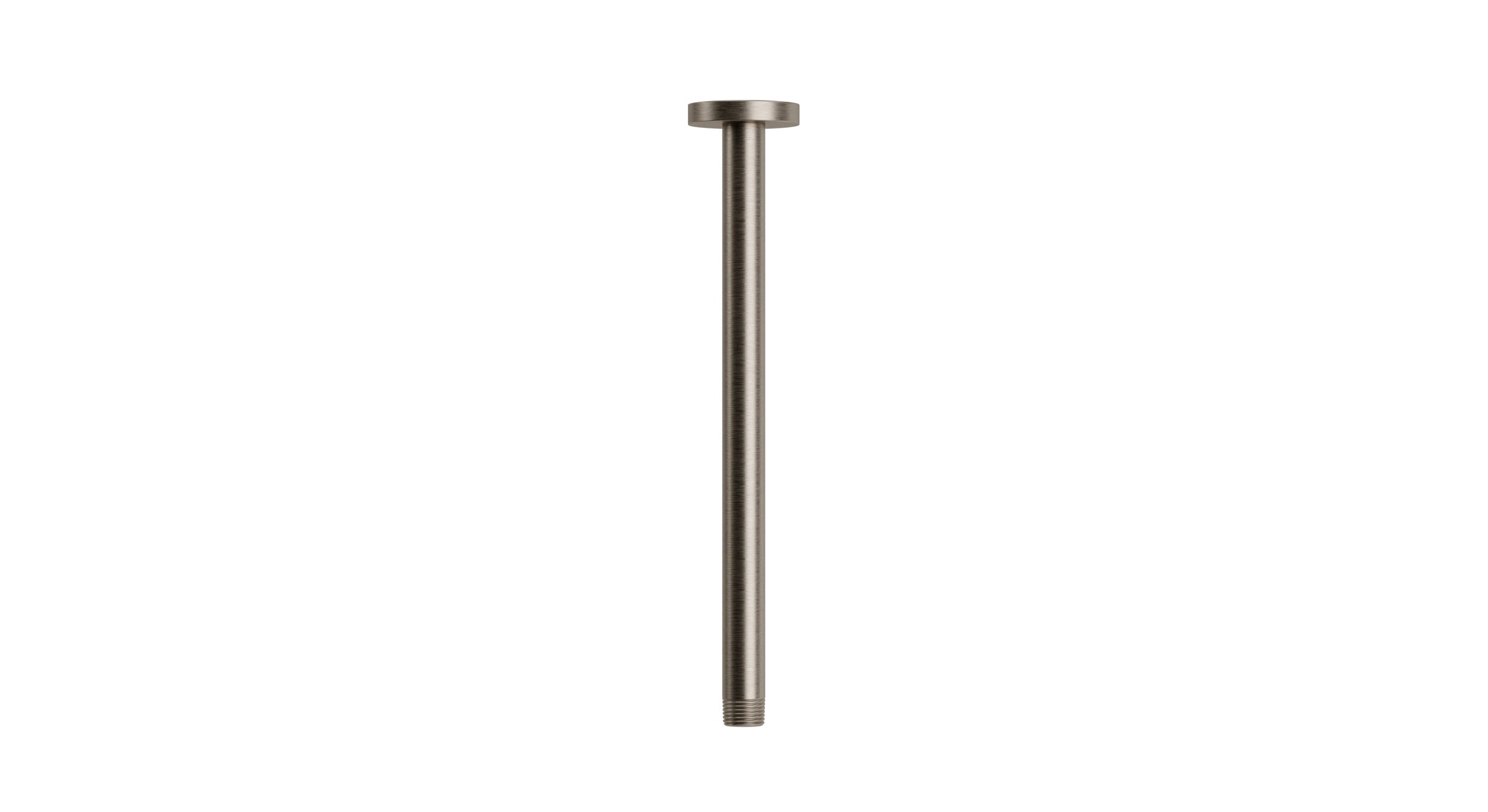 Contour & Foundry 12" Straight Shower Arm with Flange in Antique Nickel