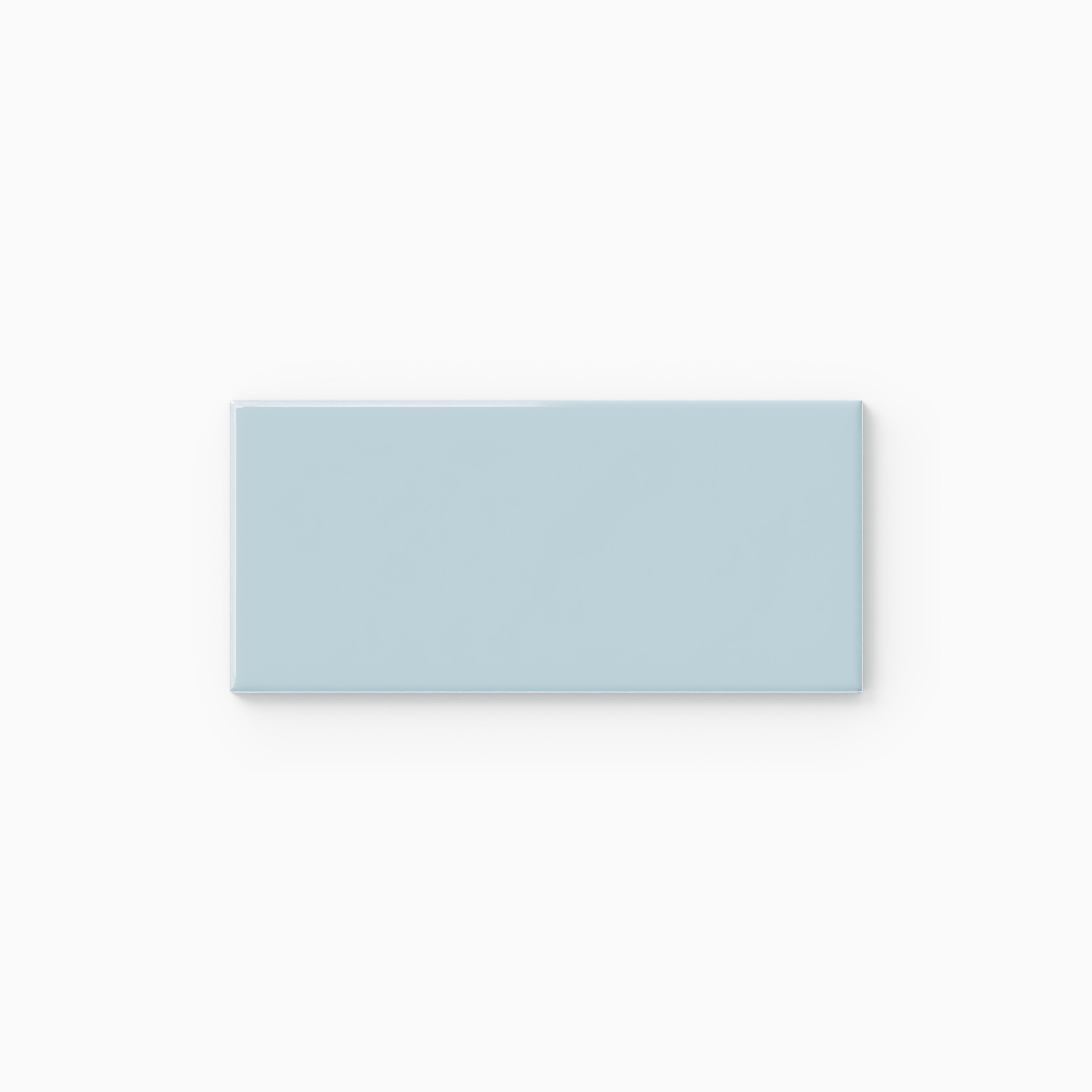 3x6 Natural Press Ceramic Tile in Egyptian Blue Gloss