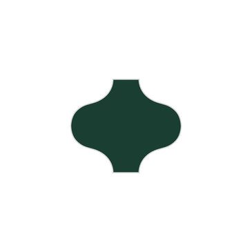 Paseo Original Ceramic Tile in Evergreen Matte