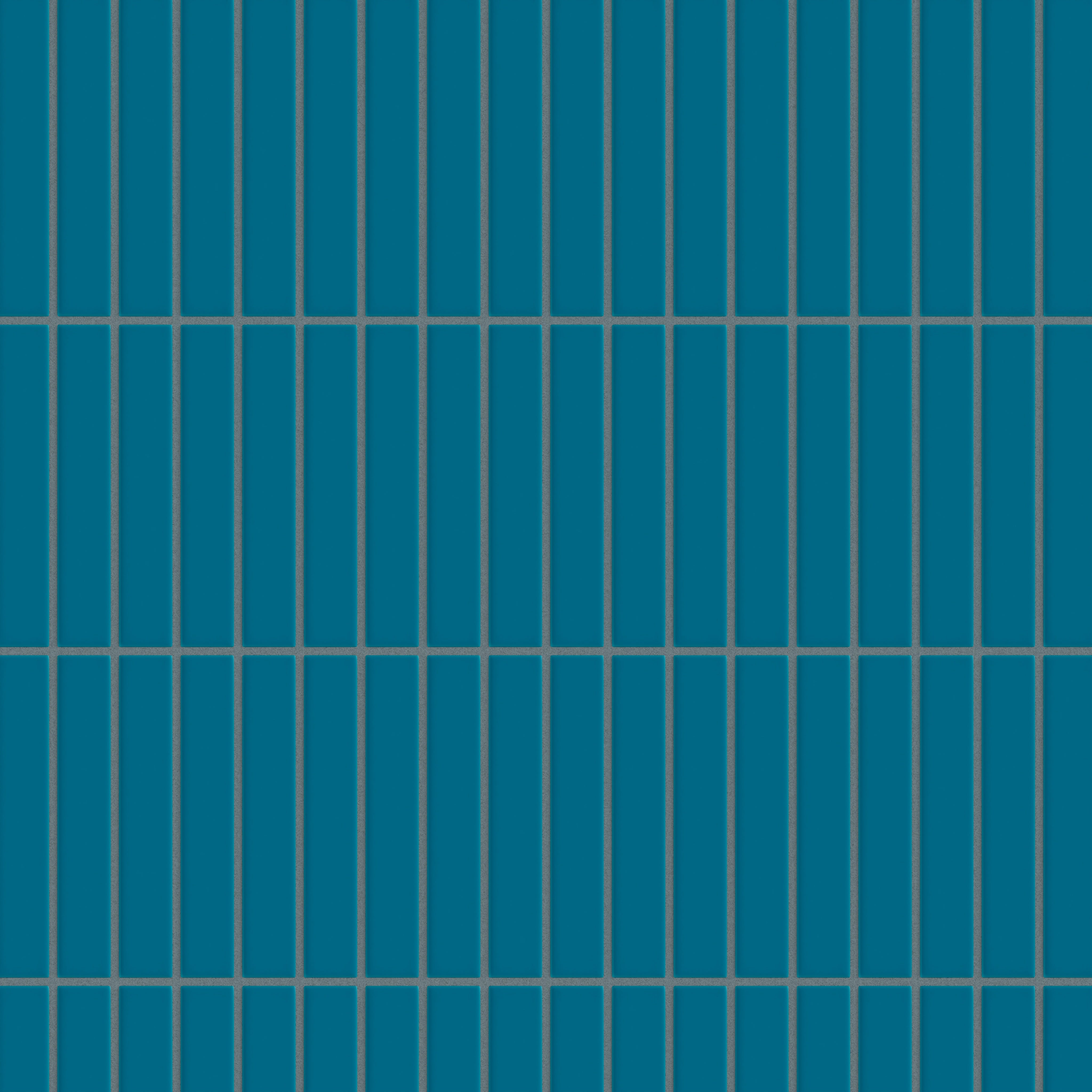 1x6 Straight Set Sheeted Original Ceramic Mosaic Tile in Adriatic Sea Matte