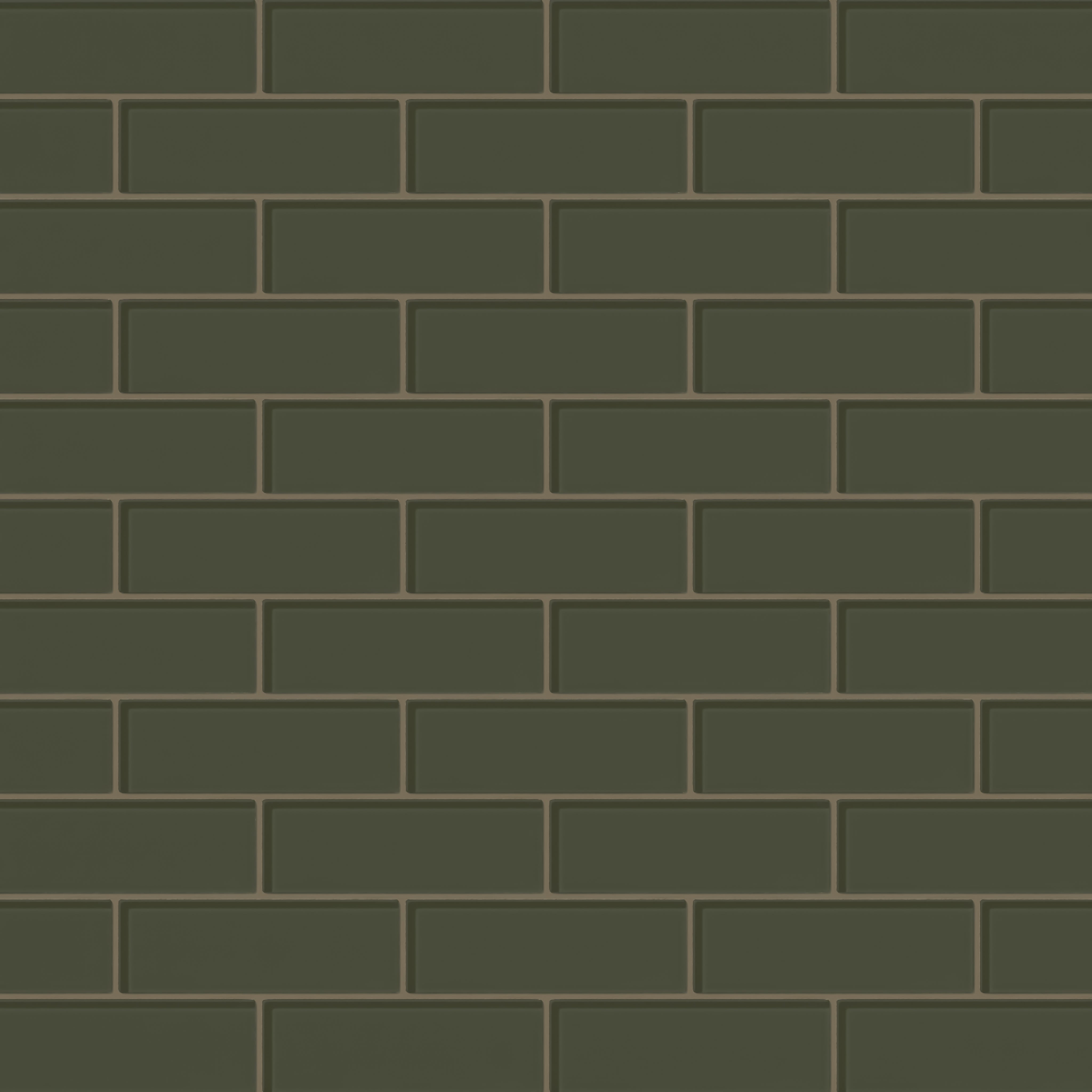 2x6 Glass Tile in Roadrunner Gloss