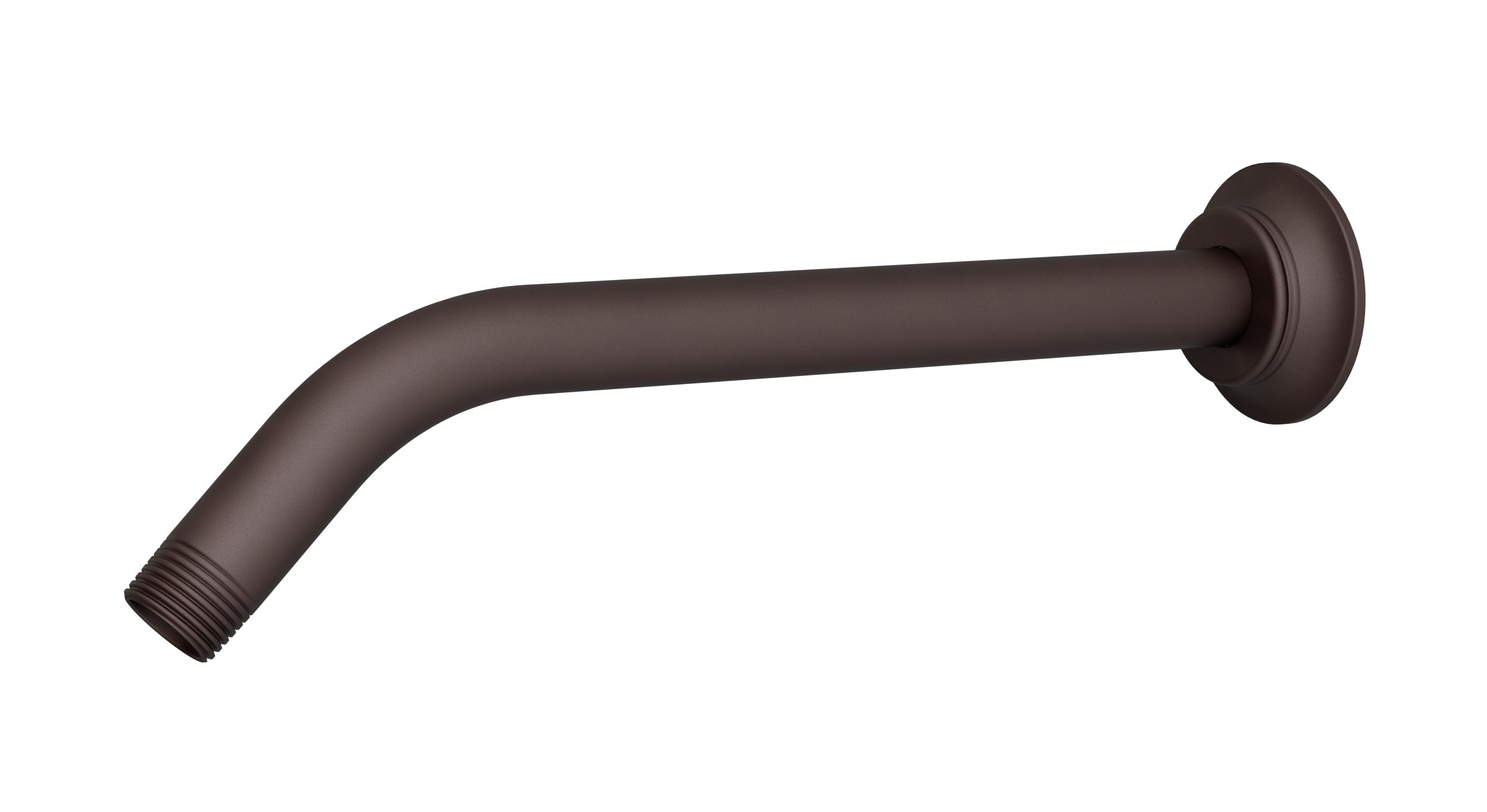 Emerson 45-Degree 12" Shower Arm with Flange in Architectural Copper