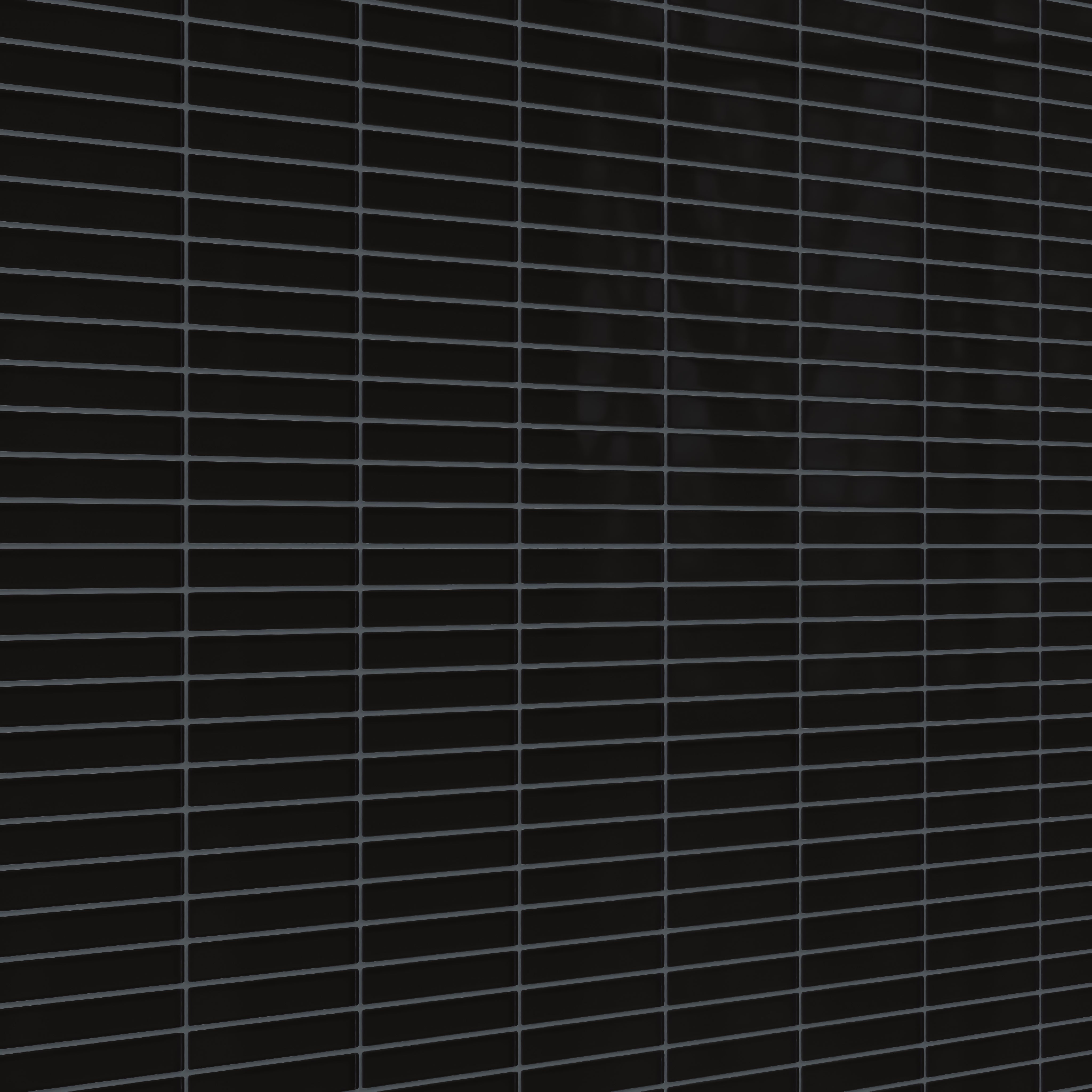 1x6 Straight Set Sheeted Glass Mosaic Tile in Condor Gloss