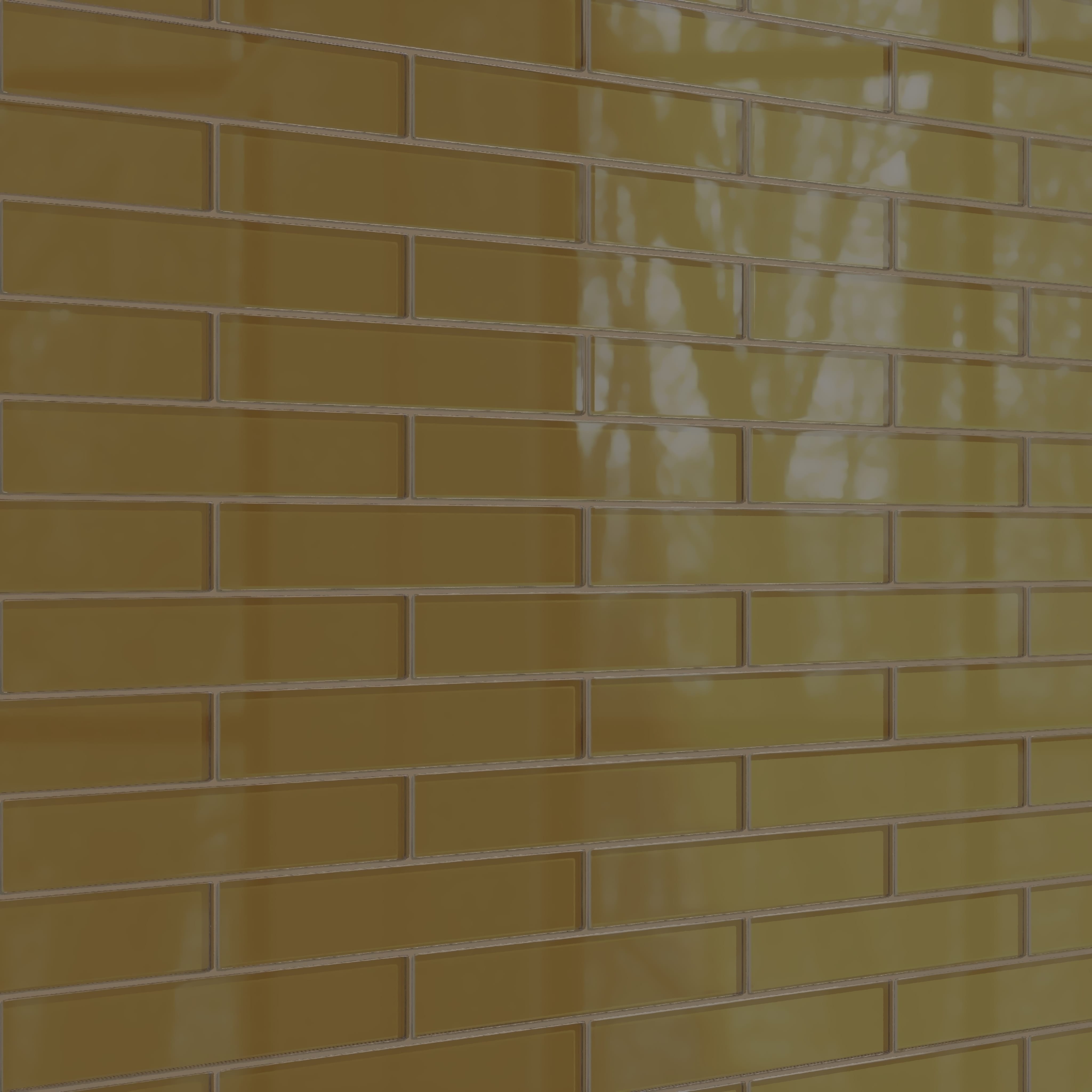 2x12 Glass Tile in Merlin Gloss