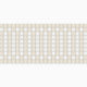 1x1 Ribbon Border Sheeted Original Ceramic Tile in Linen Matte
