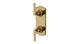 Emerson Two Handle Wall Mount Shower Trim with Classic Lever Handles in Uncoated Polished Brass