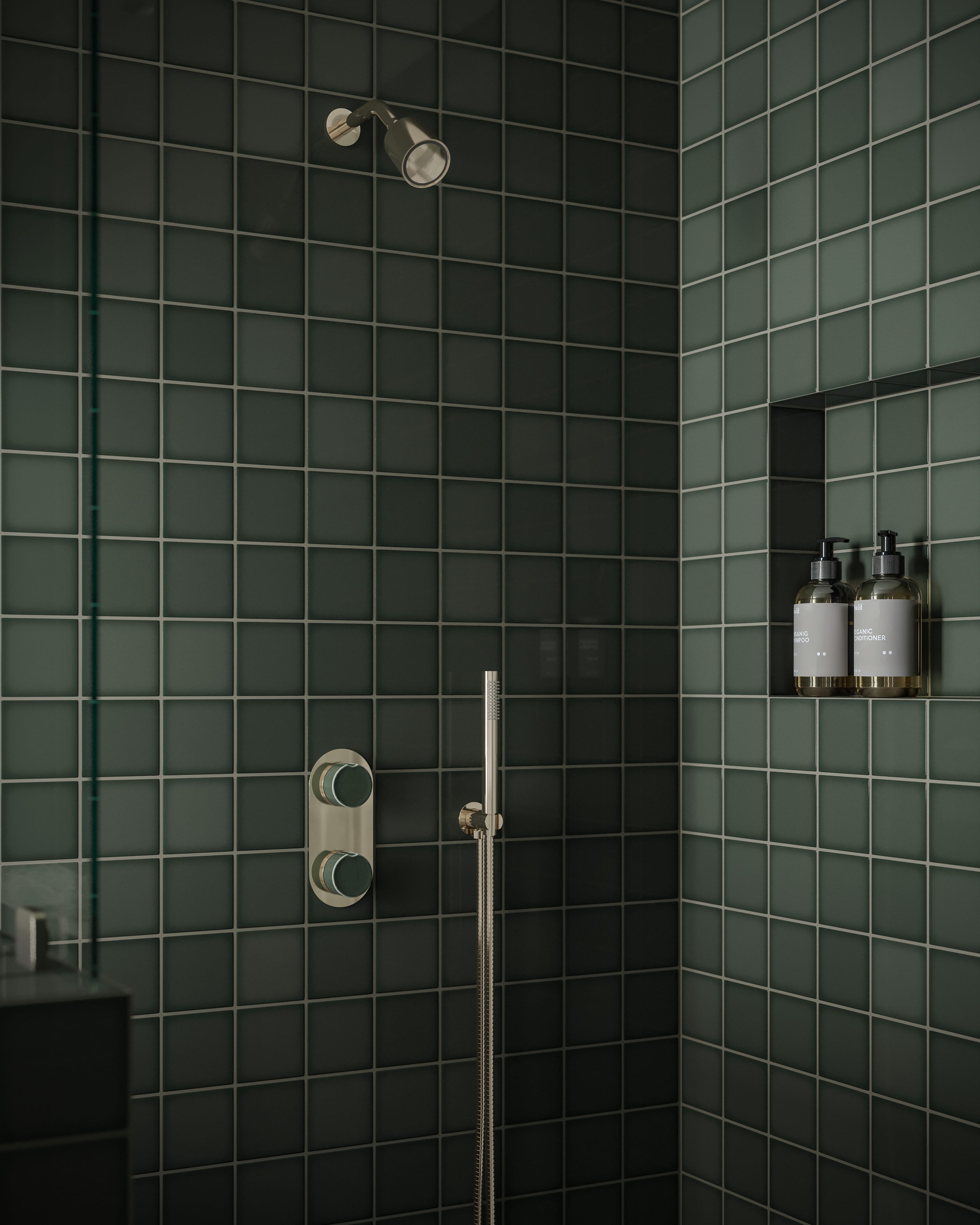 Quick Ship 4x4 Original Ceramic Tile in Tempest Gloss