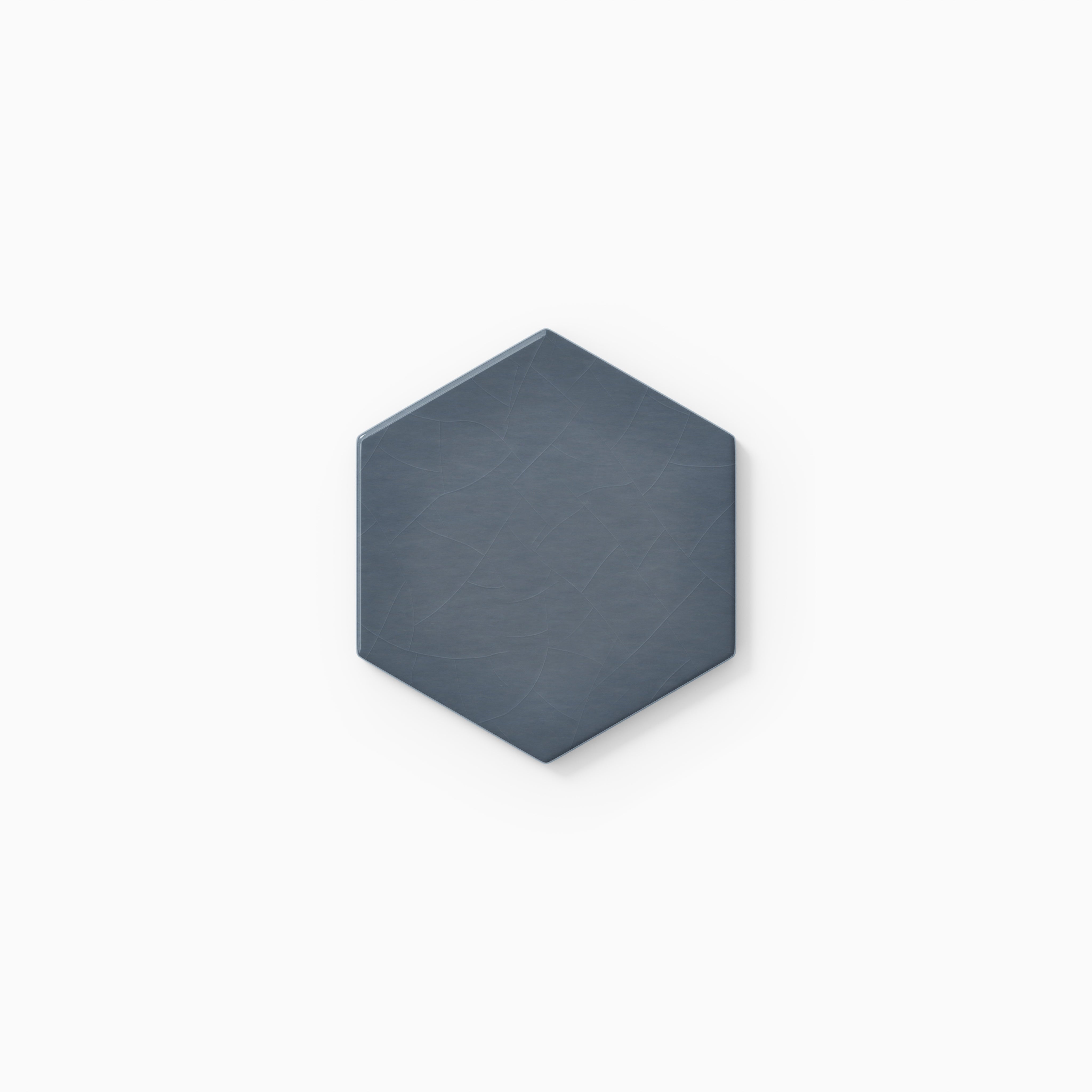 4" Hexagon Original Ceramic Tile in Nautical Gloss