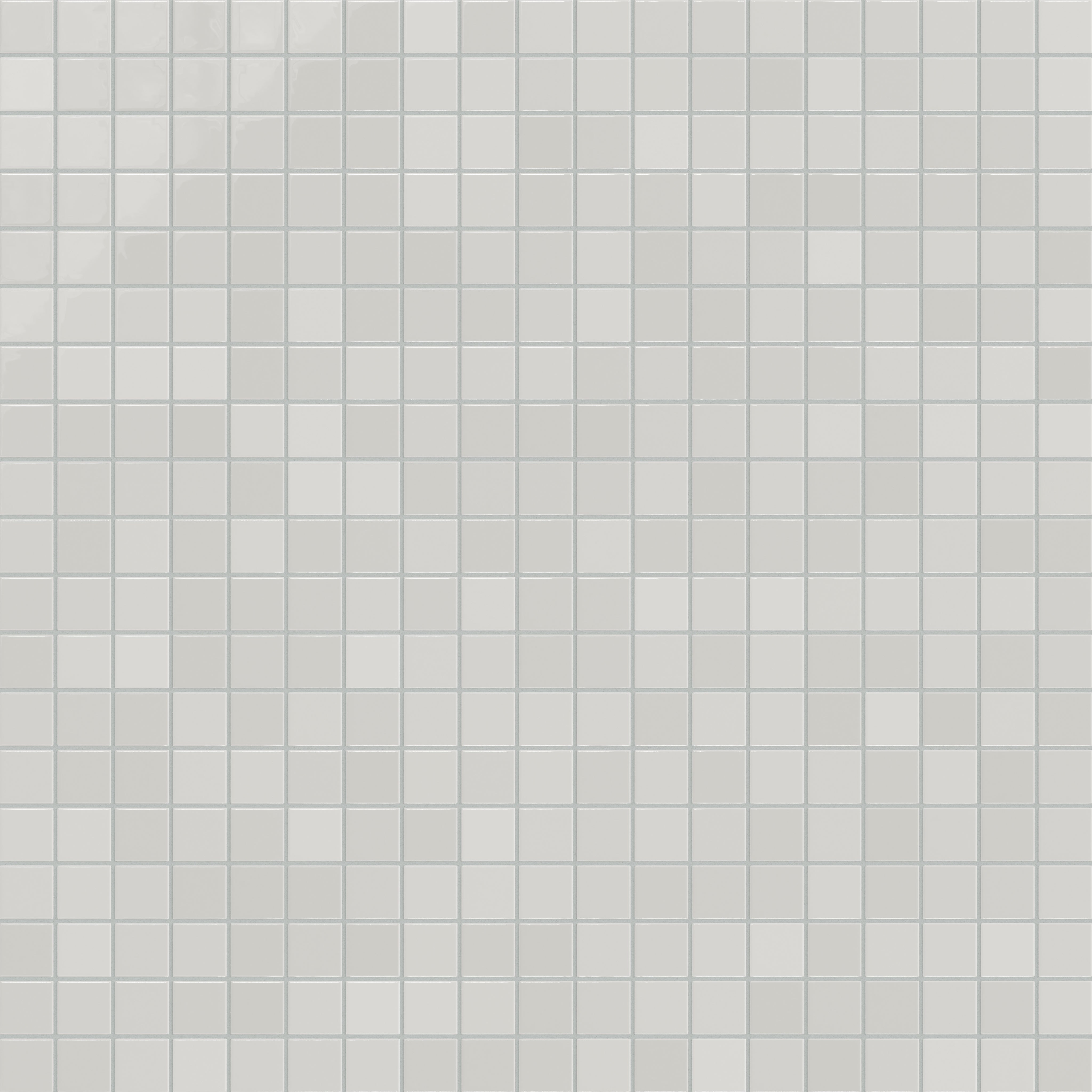 2x2 Straight Set Sheeted Natural Press Ceramic Mosaic Tile in Cloud Cover Gloss