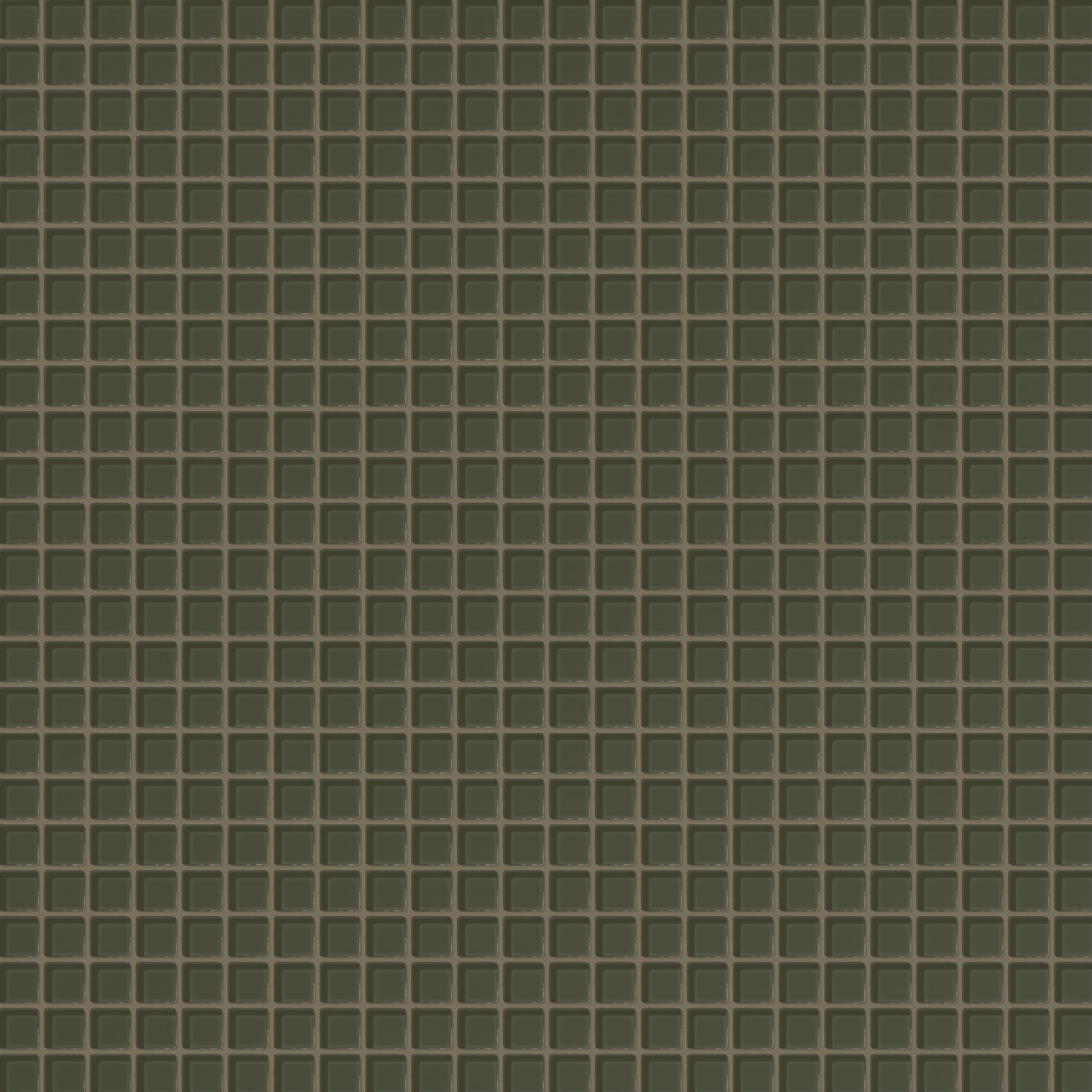 1x1 Straight Set Sheeted Glass Mosaic Tile in Roadrunner Gloss