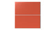 6x12 Natural Press Ceramic Tile in Vermillion Matte