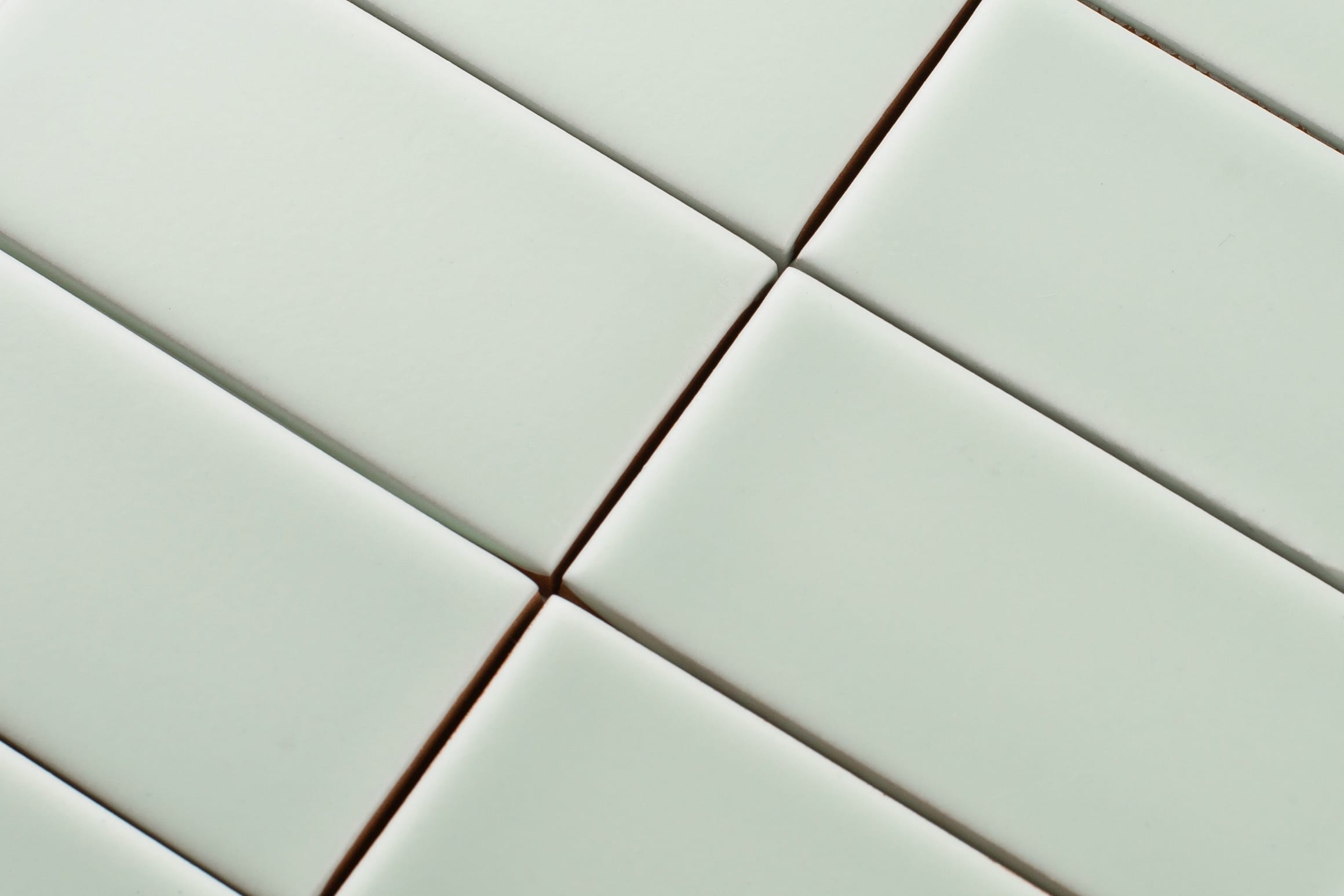 1x6 Half Offset Sheeted Original Ceramic Mosaic Tile in Salton Sea Matte