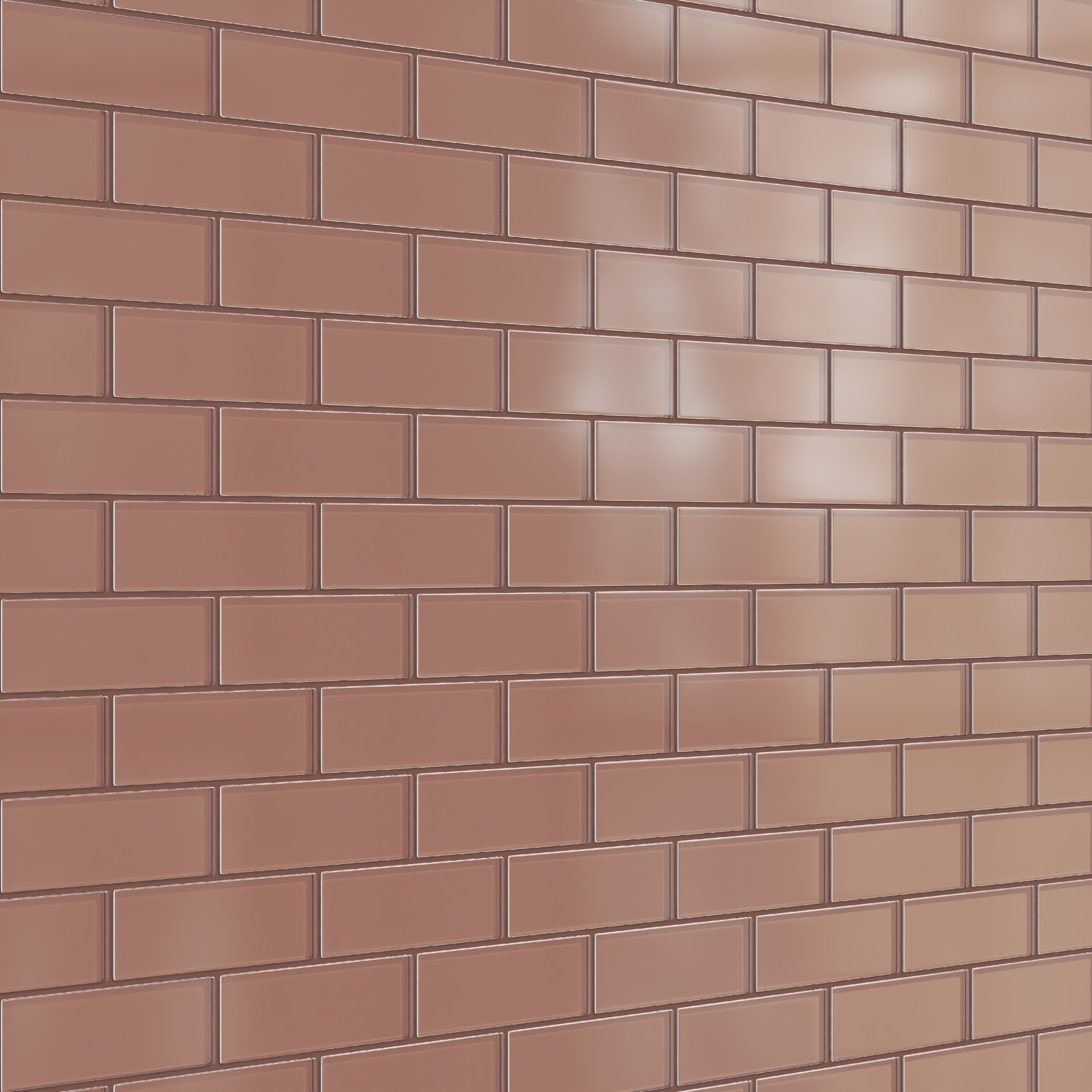 2x6 Glass Tile in Flicker Matte