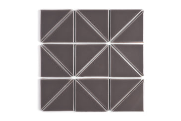 4" Triangle Original Ceramic Tile in Kalamata Gloss
