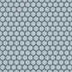 Penny Round Sheeted Original Ceramic Mosaic Tile in Crater Lake Gloss