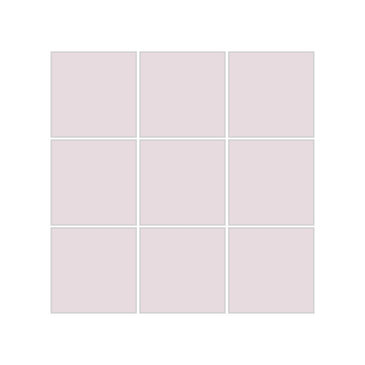 3x3 Straight Set Sheeted Original Ceramic Mosaic Tile in Evening Glow Matte