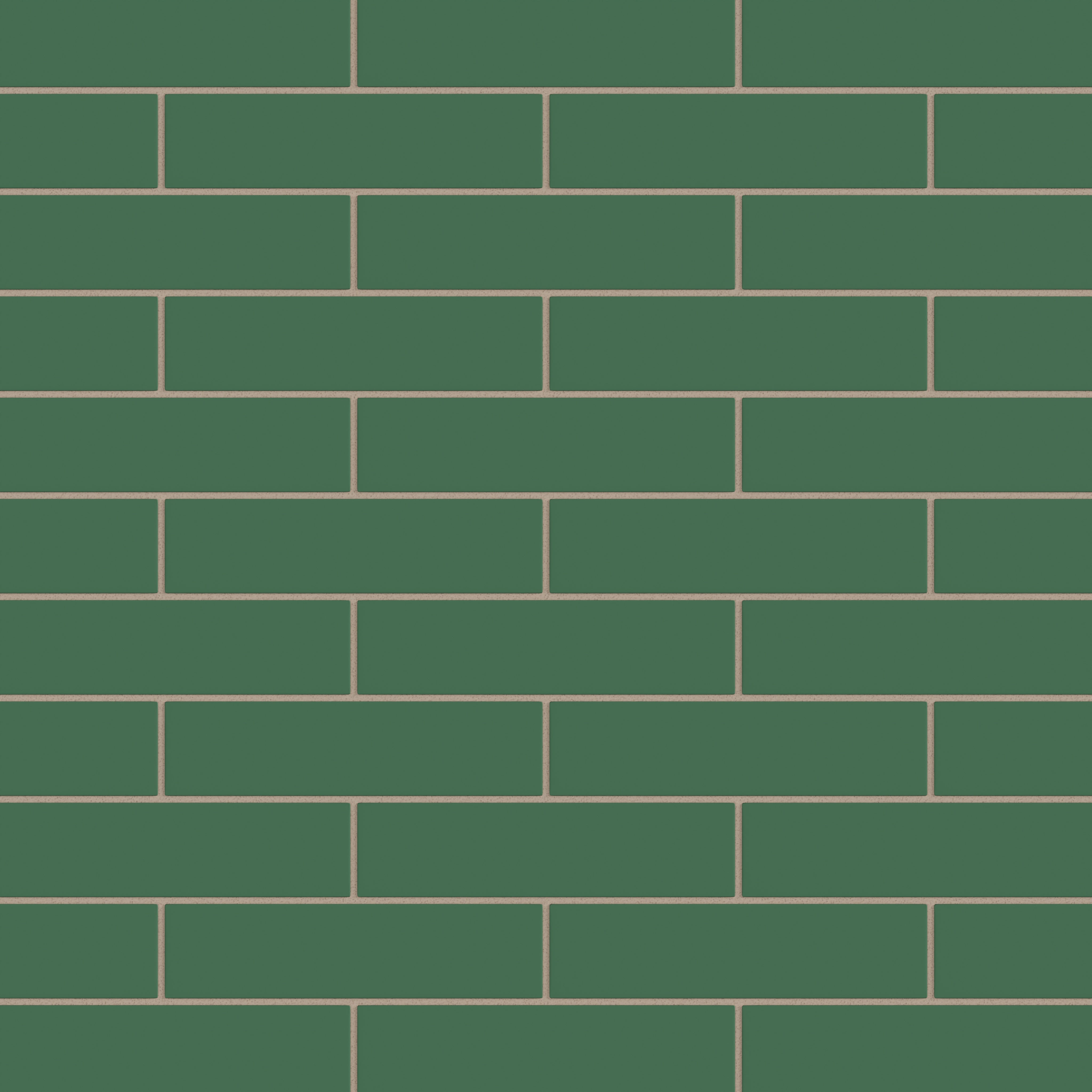 2x8 Natural Press Ceramic Tile in Viridian Matte