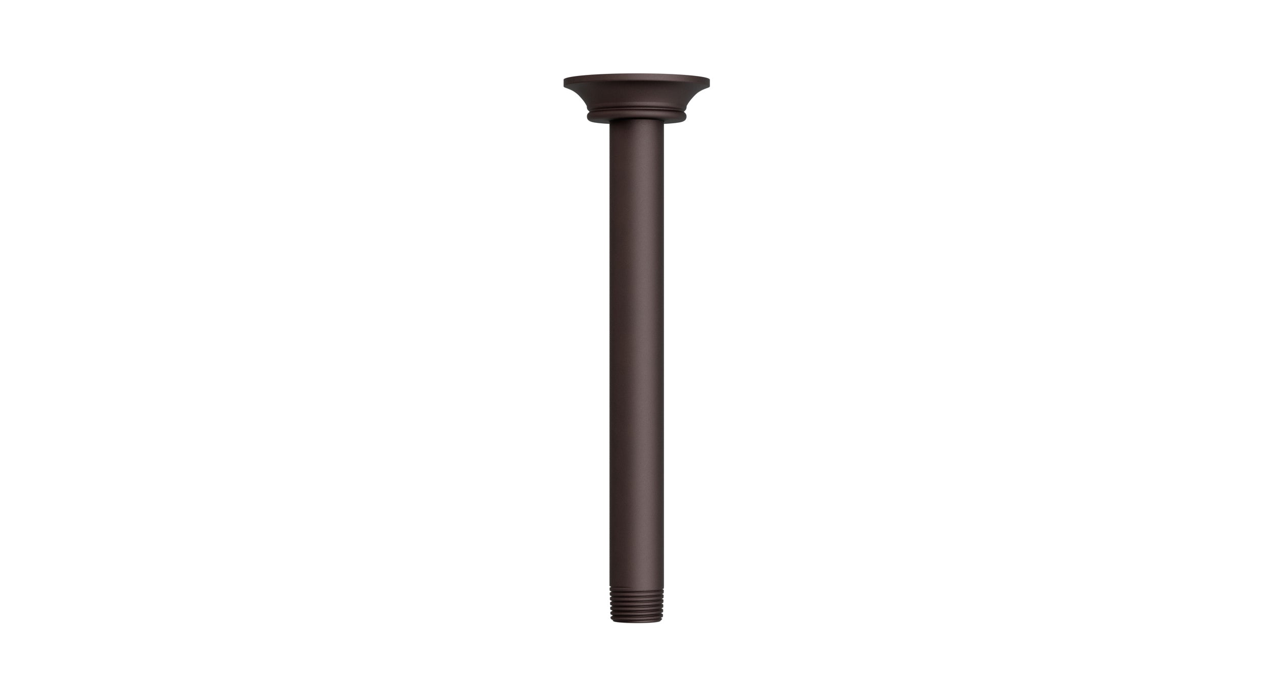 Emerson 8" Straight Shower Arm with Flange in Architectural Copper