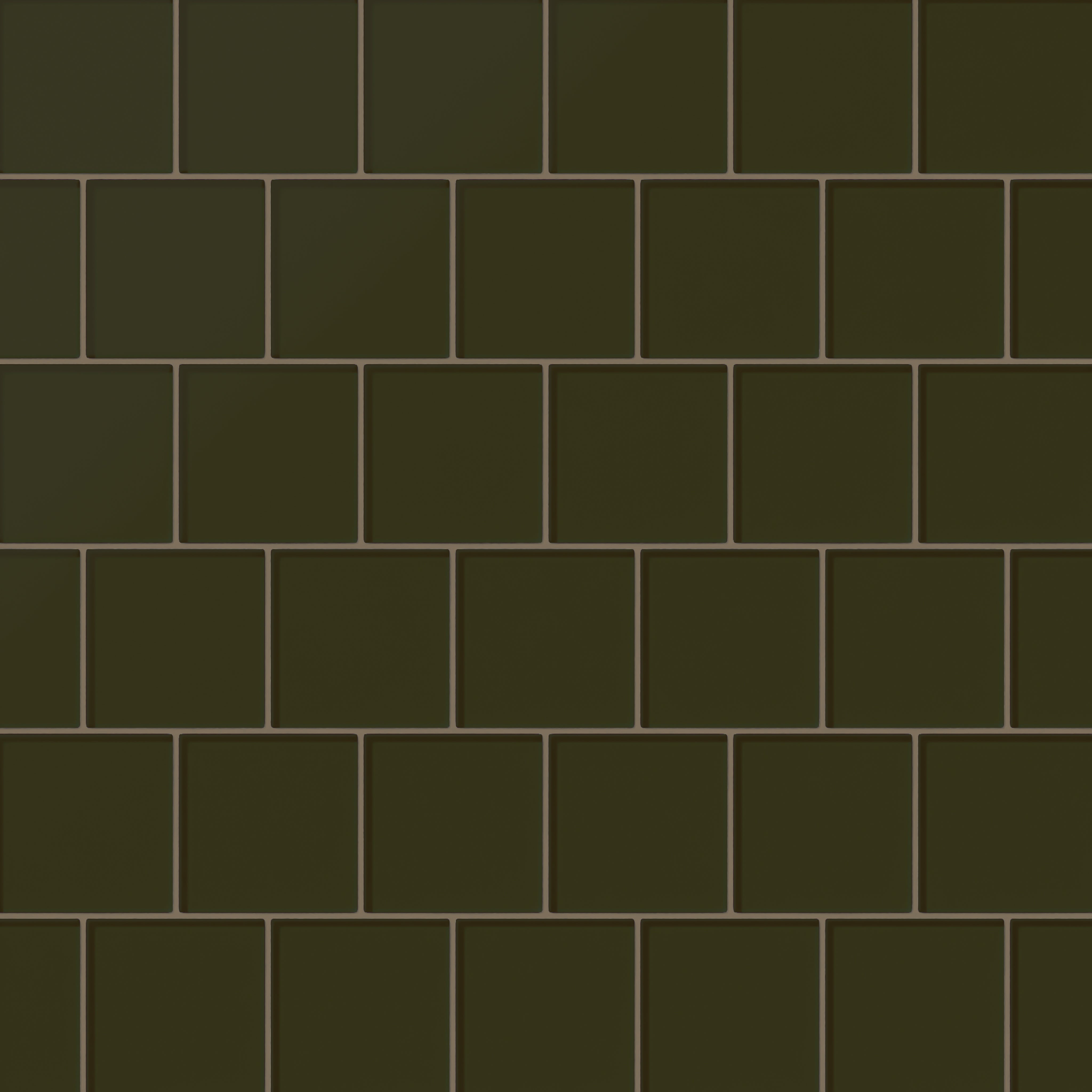4x4 Glass Tile in Catbird Matte