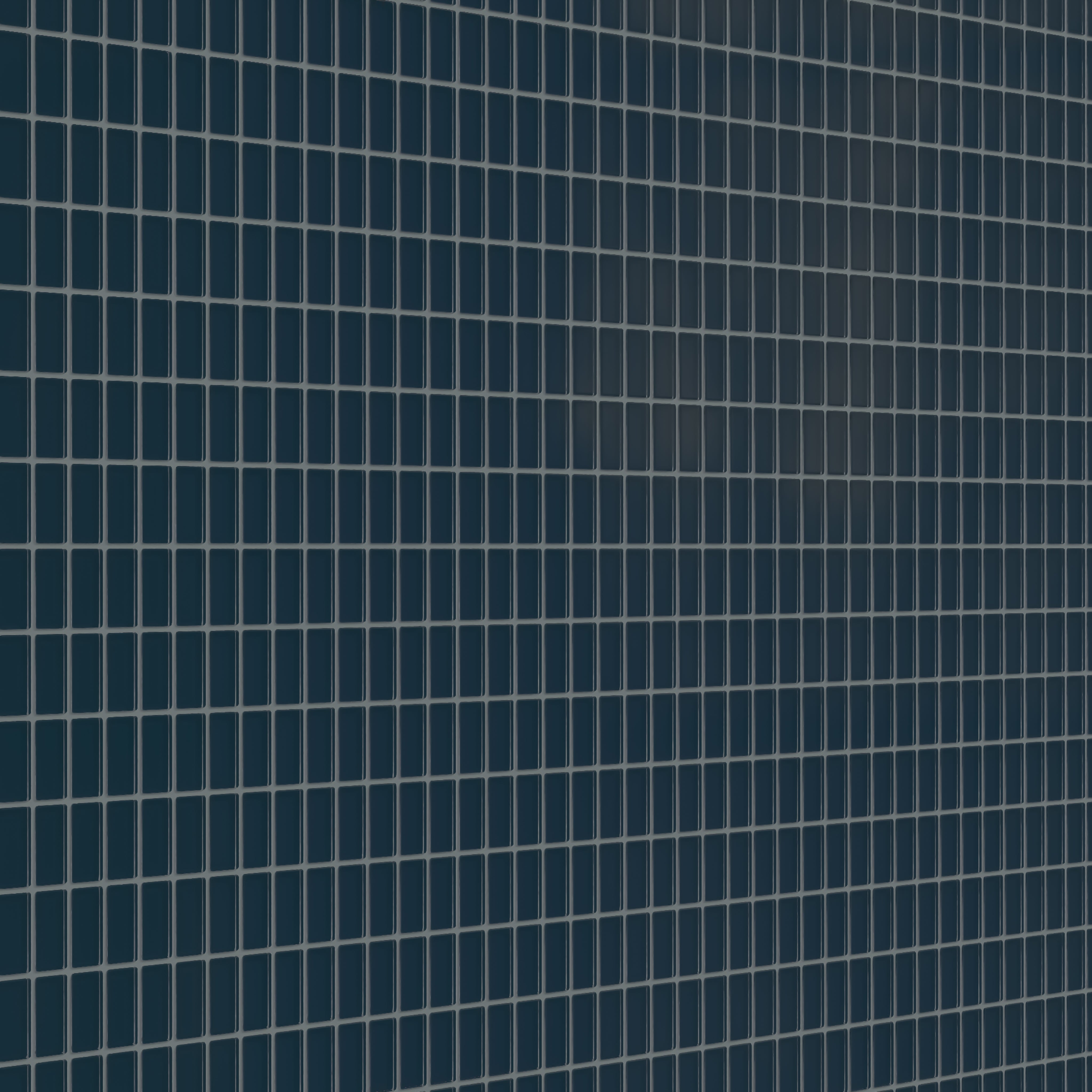 1x2 Straight Set Sheeted Glass Mosaic Tile in Grackle Matte