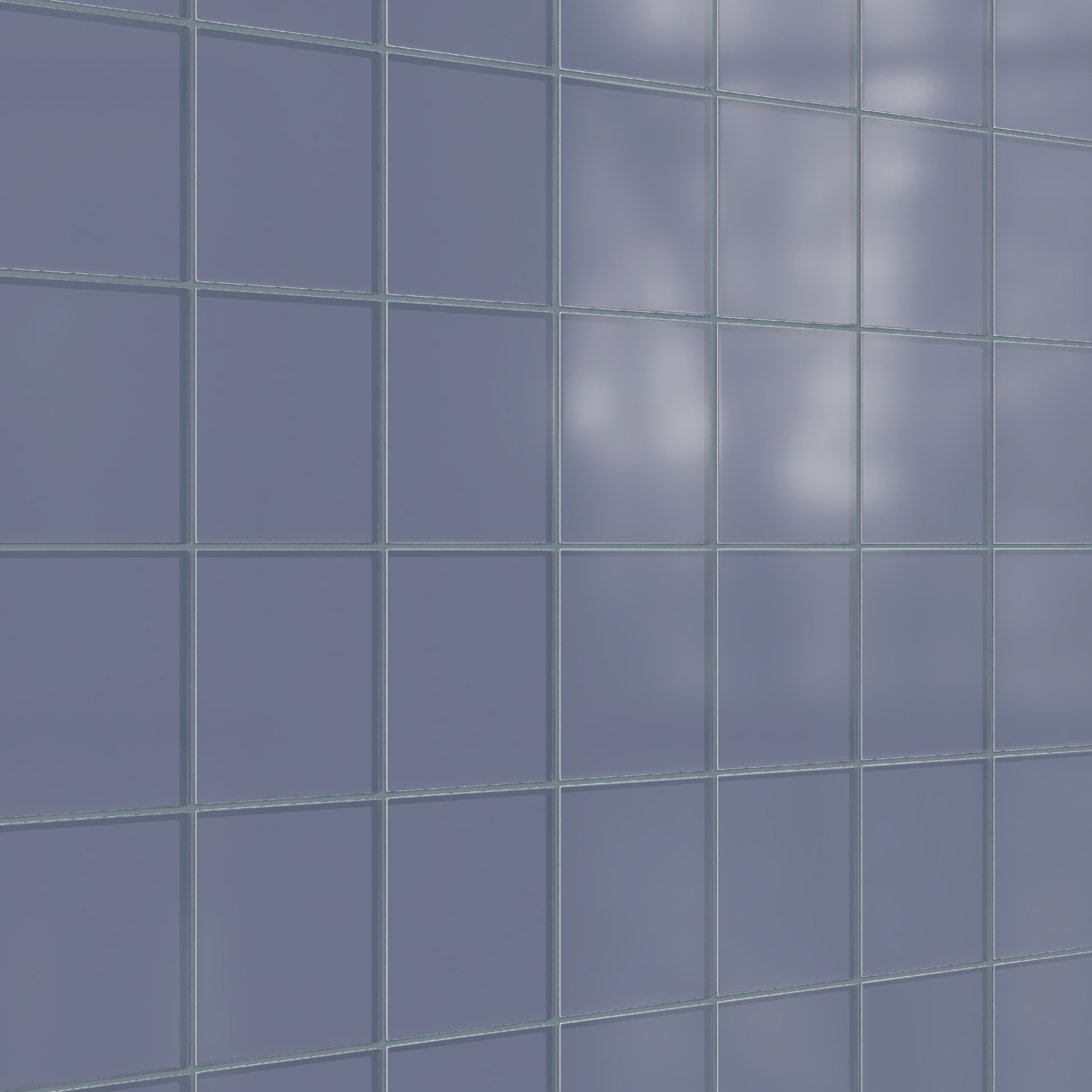 6x6 Glass Tile in Nuthatch Matte