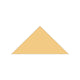 6" Triangle Original Ceramic Tile in Haystack Matte