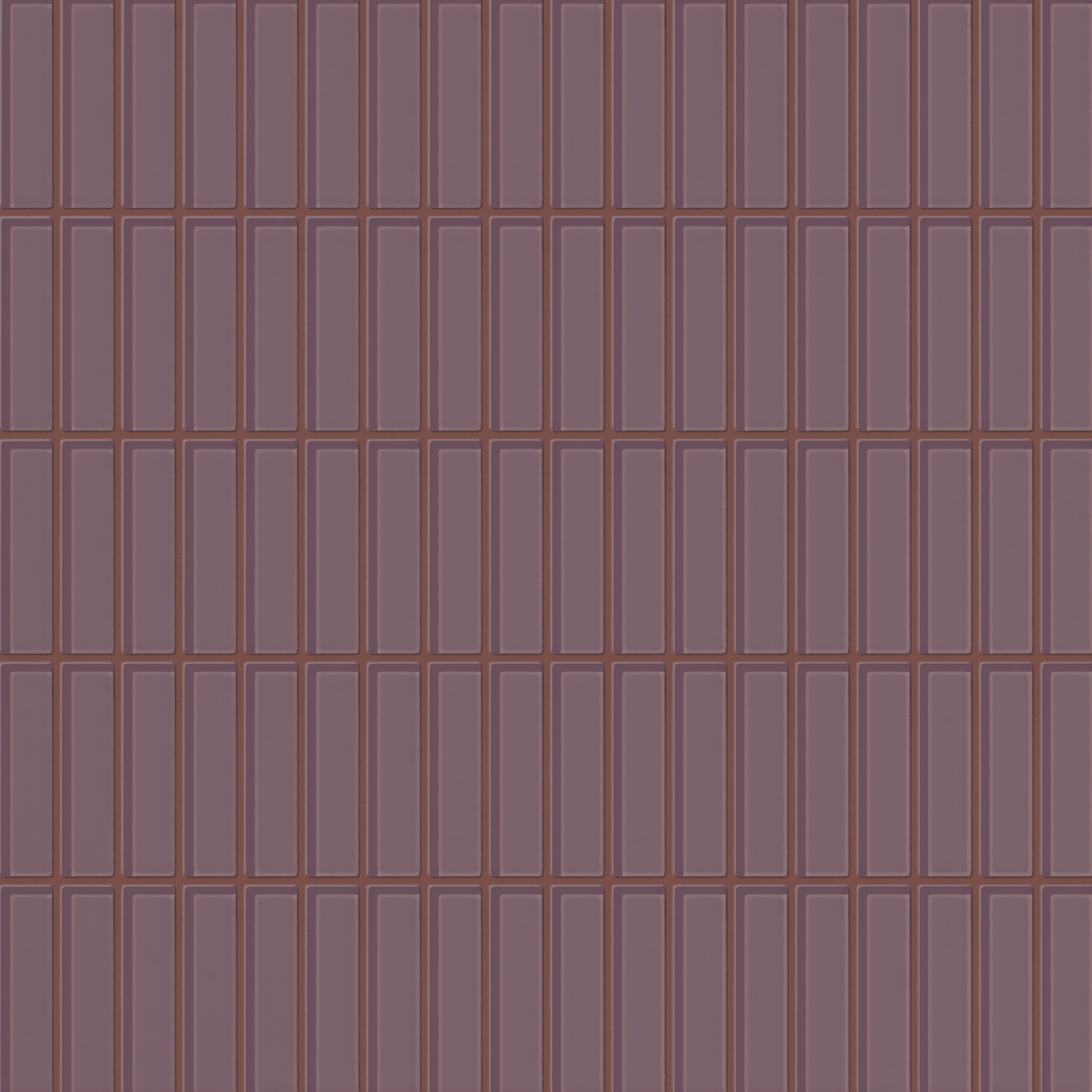 1x4 Straight Set Sheeted Glass Mosaic Tile in Crane Gloss