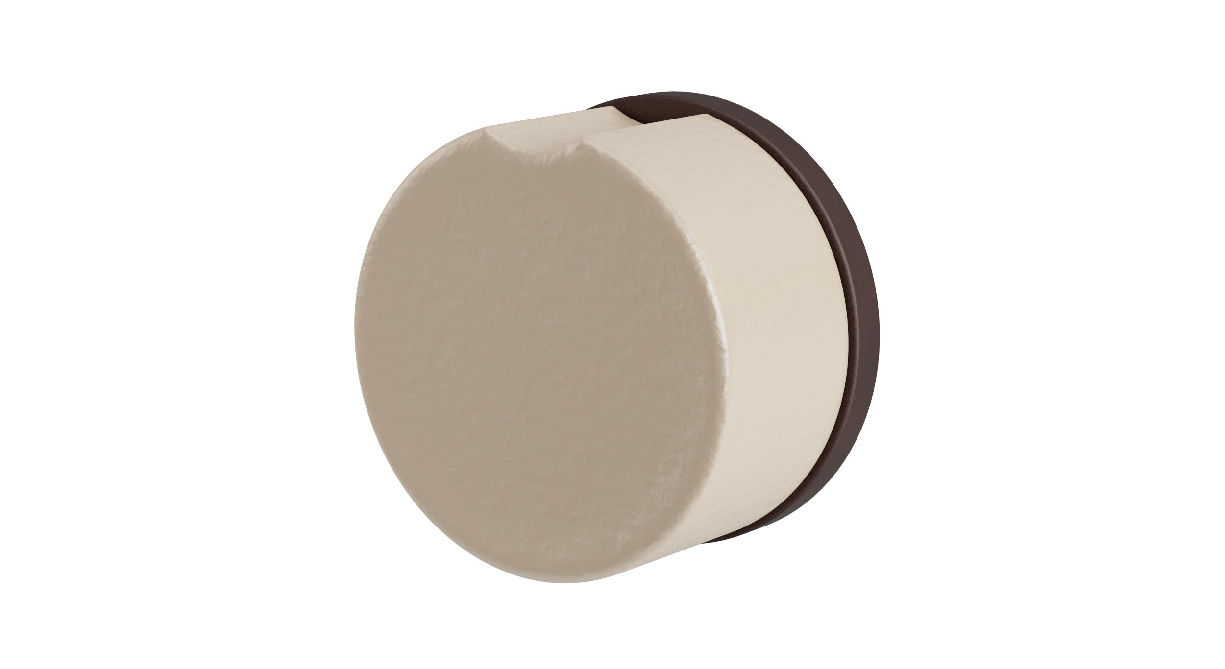 Foundry One Handle Wall Mount Diverter/Volume Control Shower Trim with Groove Ceramic Knob Handle in Architectural Copper