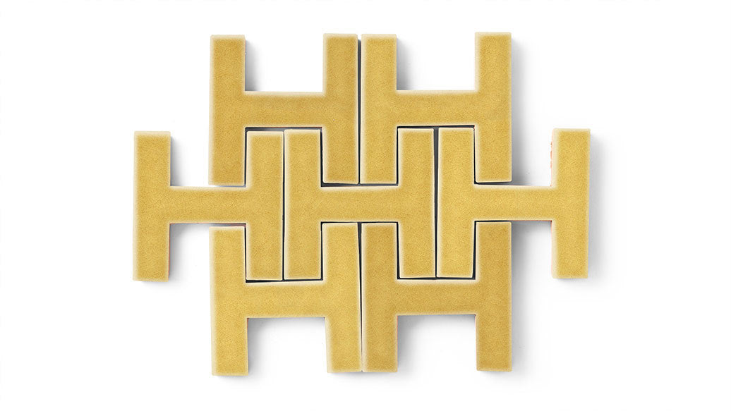 Chaine Homme Original Ceramic Tile in Haystack Gloss