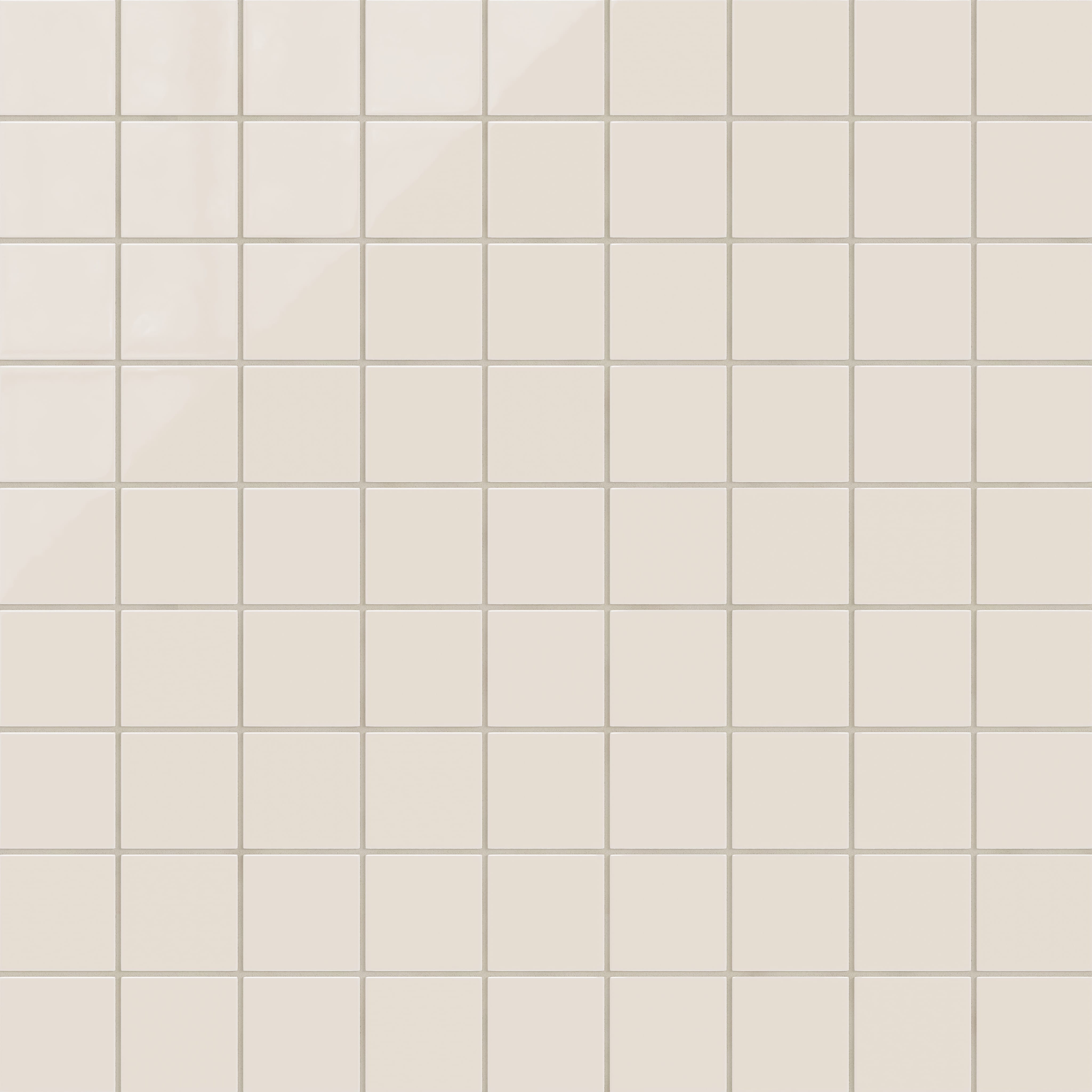 Quick Ship 3x3 Straight Set Sheeted Natural Press Ceramic Mosaic Tile in Pearl Gloss