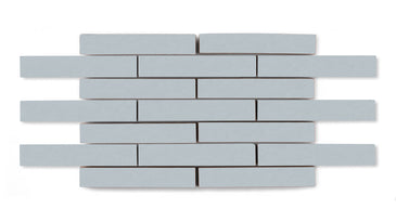 1x6 Half Offset Sheeted Original Ceramic Mosaic Tile in Crater Lake Matte