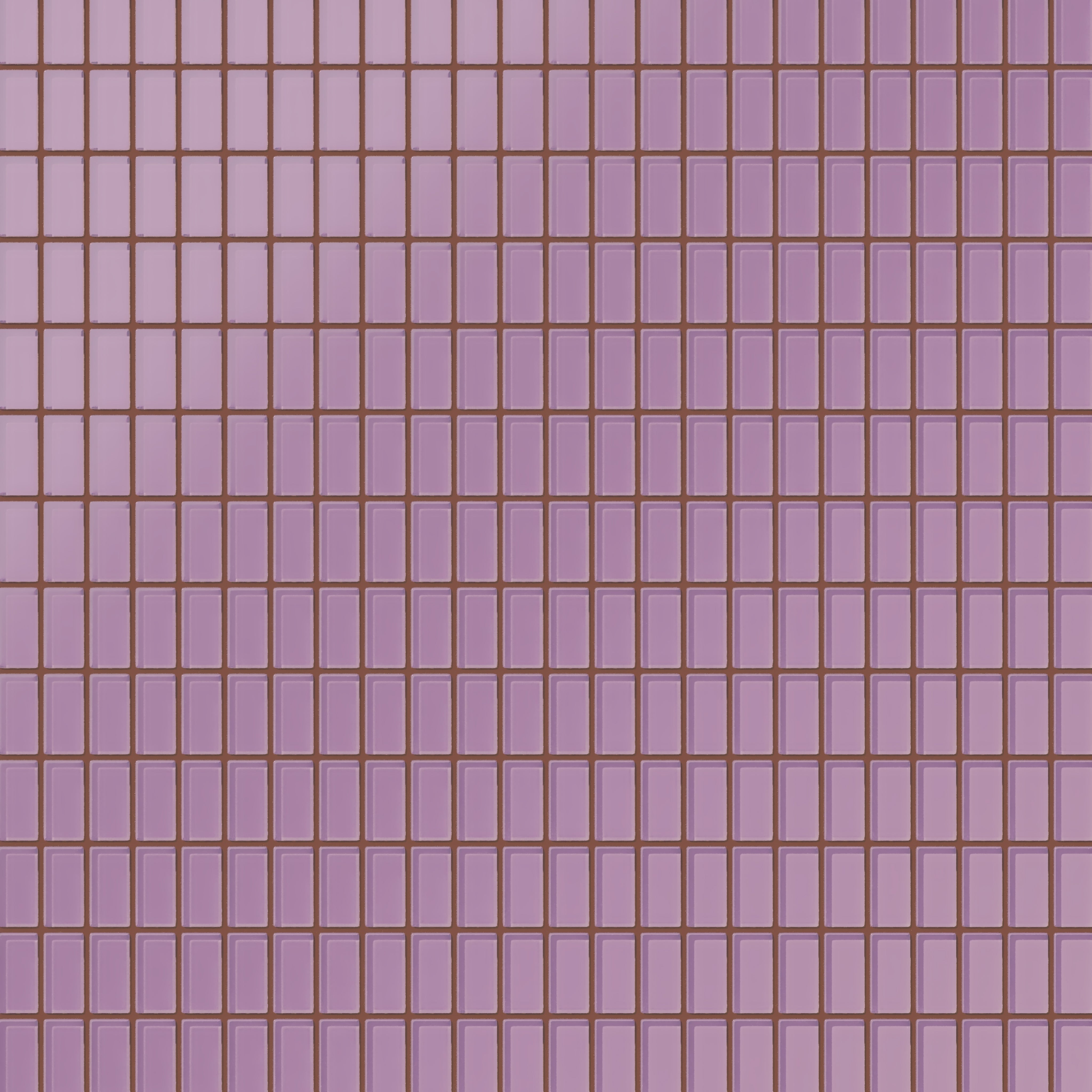 1x2 Straight Set Sheeted Glass Mosaic Tile in Waxbill Matte