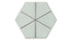 Hexite Original Ceramic Tile in Salton Sea Gloss