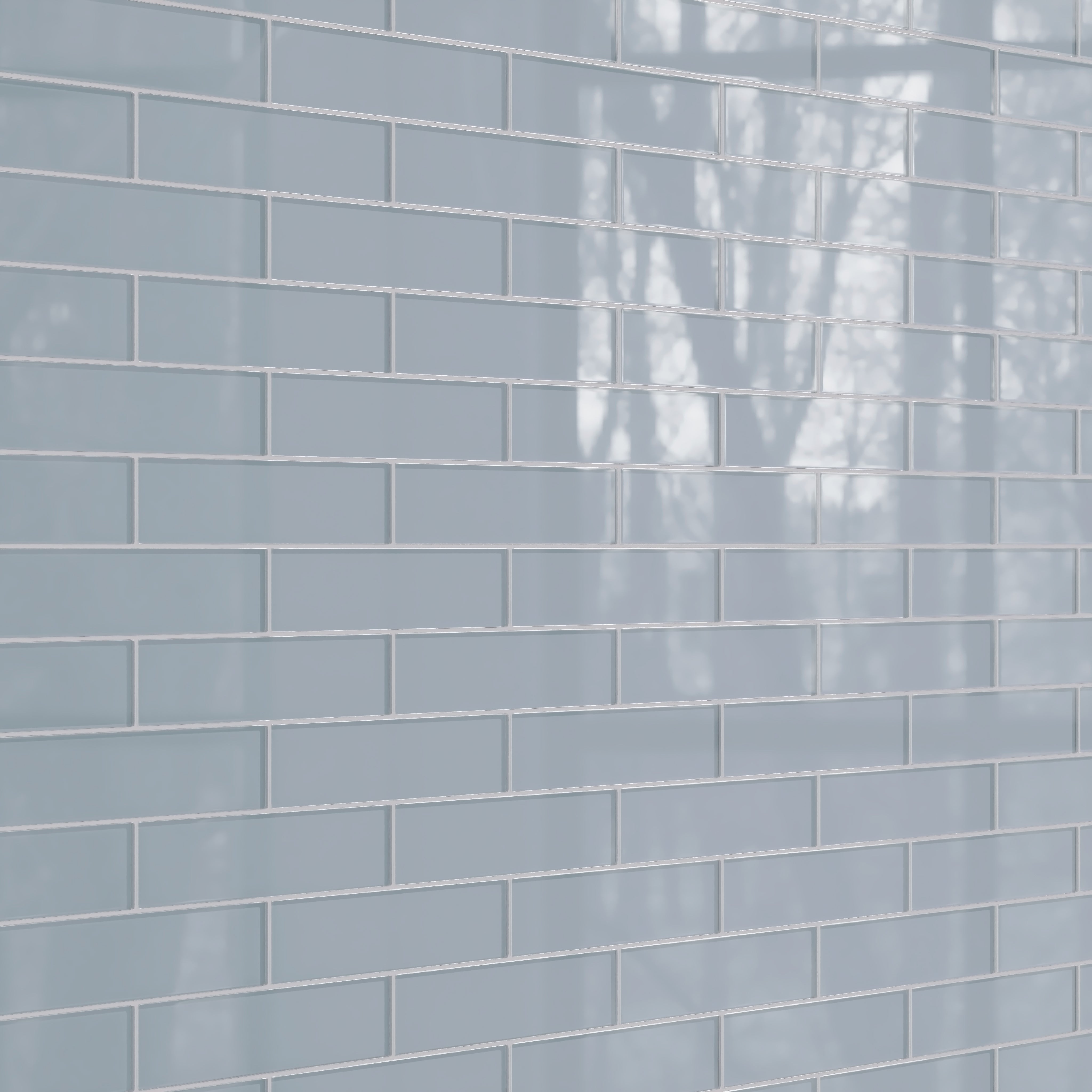 3x12 Glass Tile in Pinyon Jay Gloss