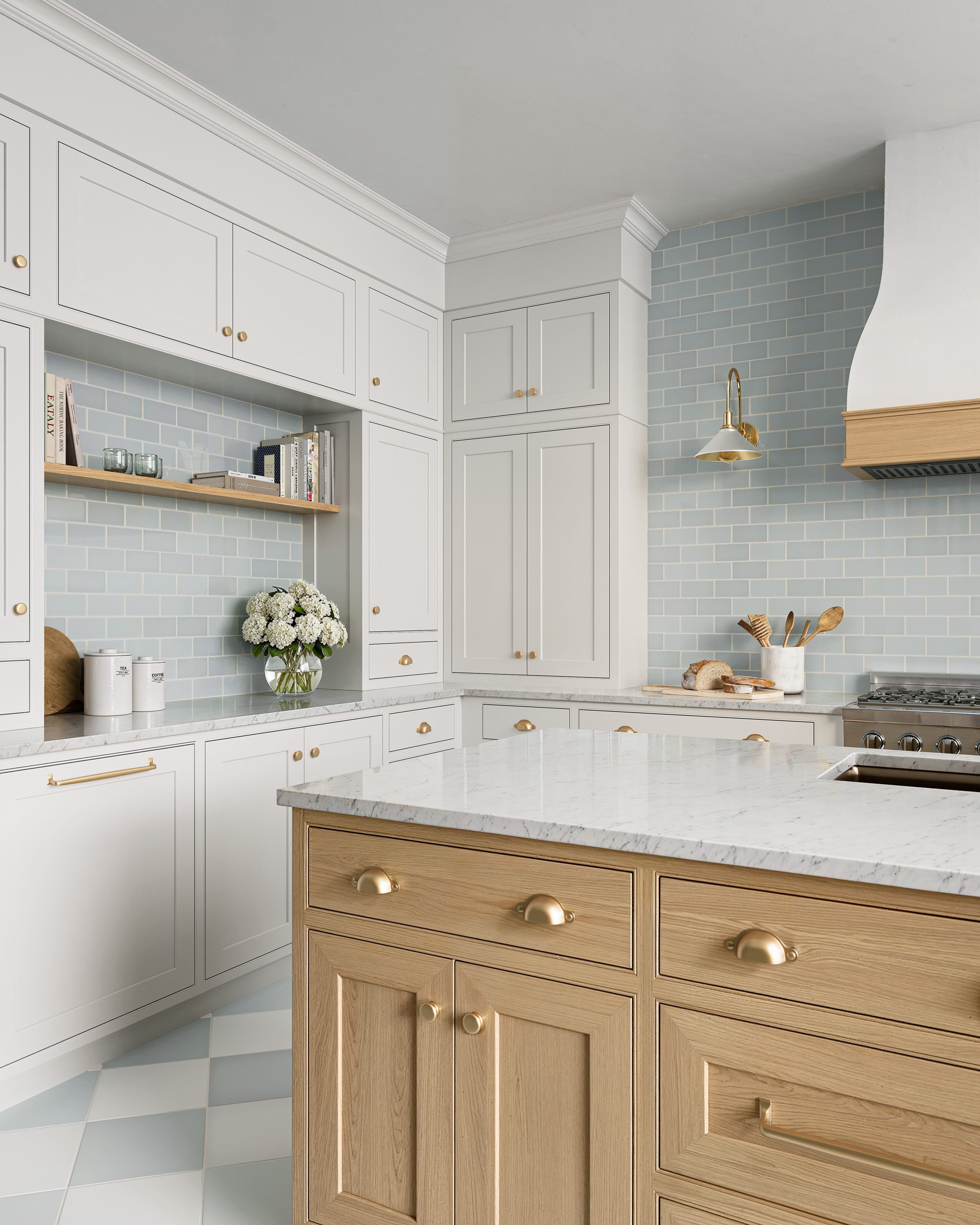 Quick Ship 3x6 Natural Press Ceramic Tile in Alberta Blue Gloss