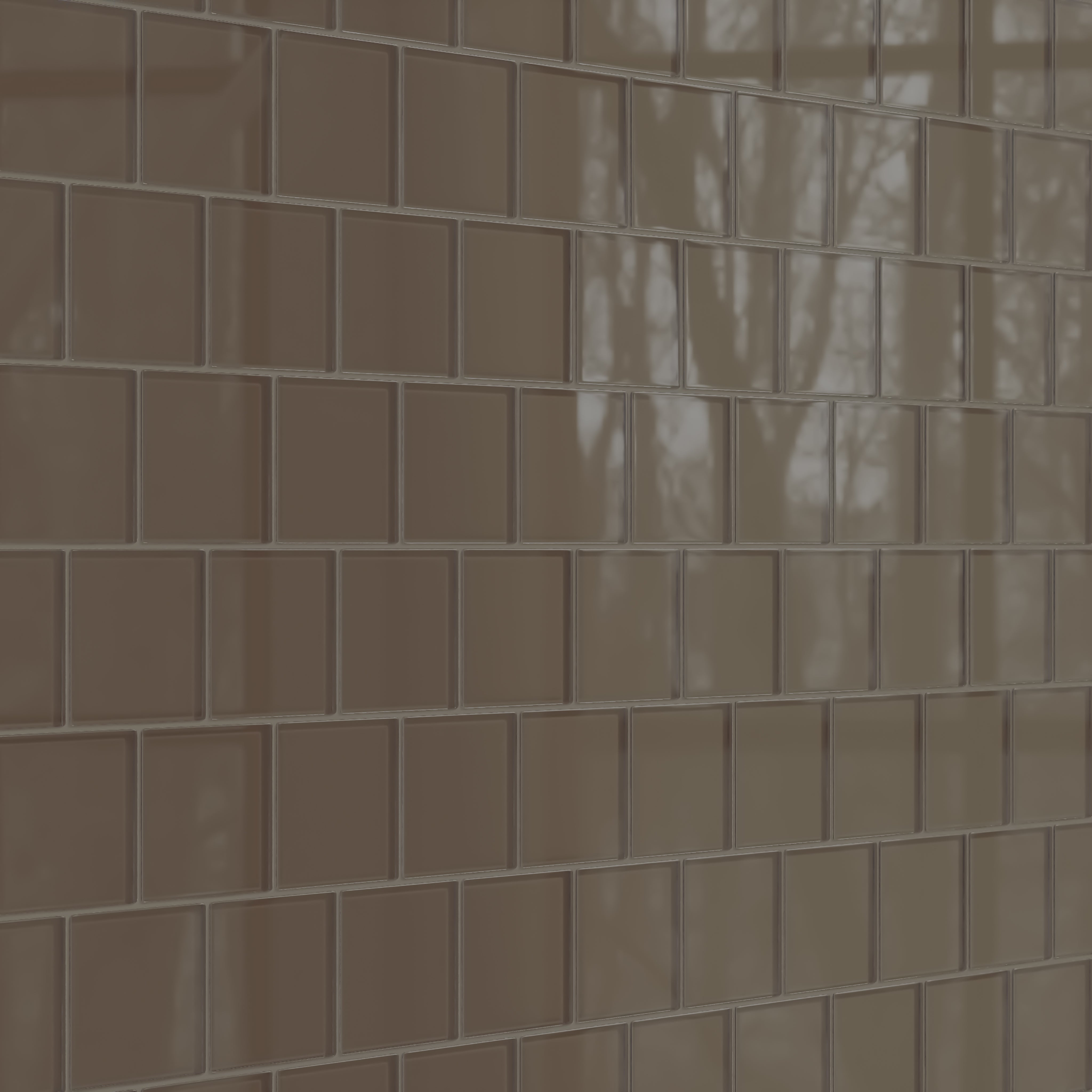 4x4 Glass Tile in Albatross Gloss