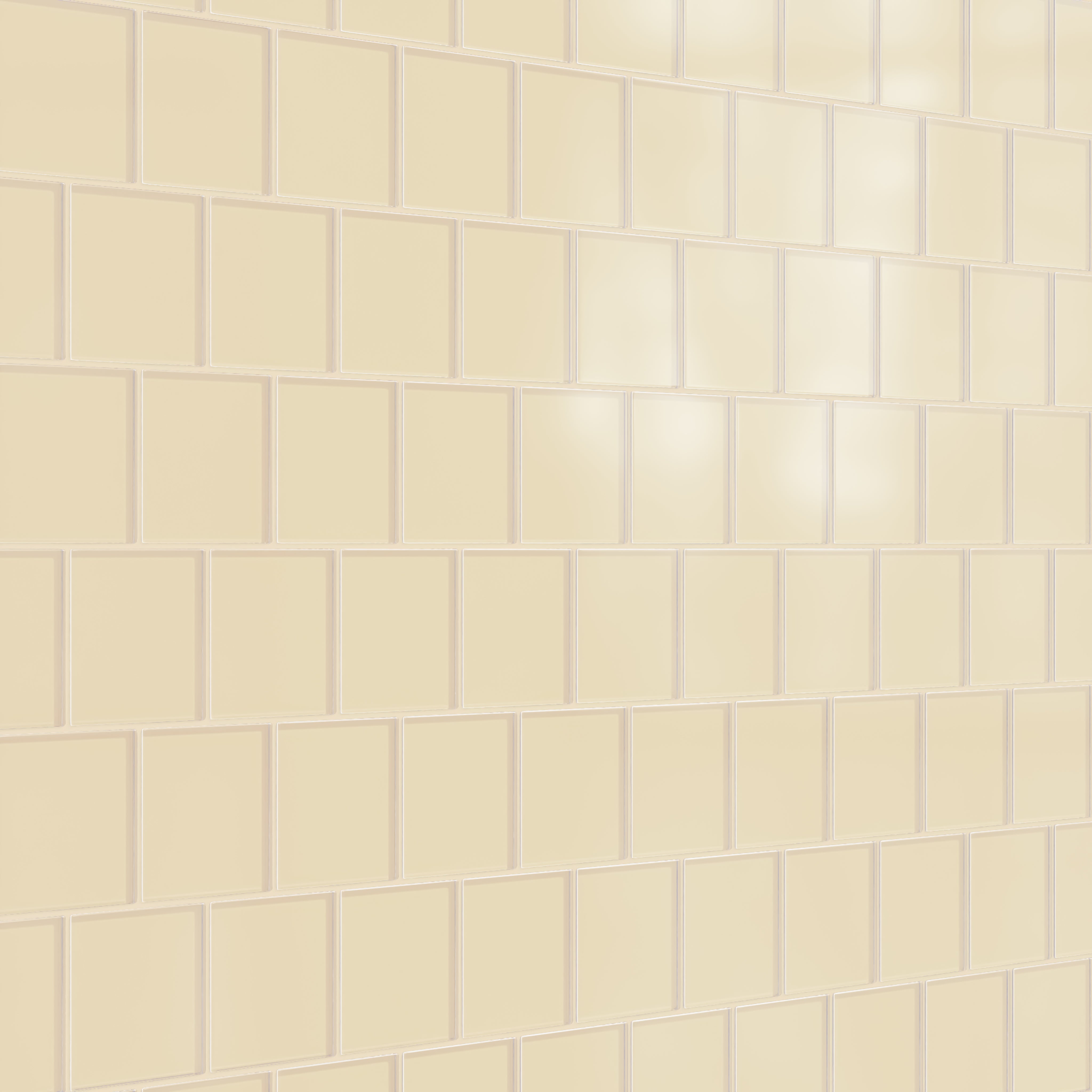 4x4 Glass Tile in Chickadee Matte