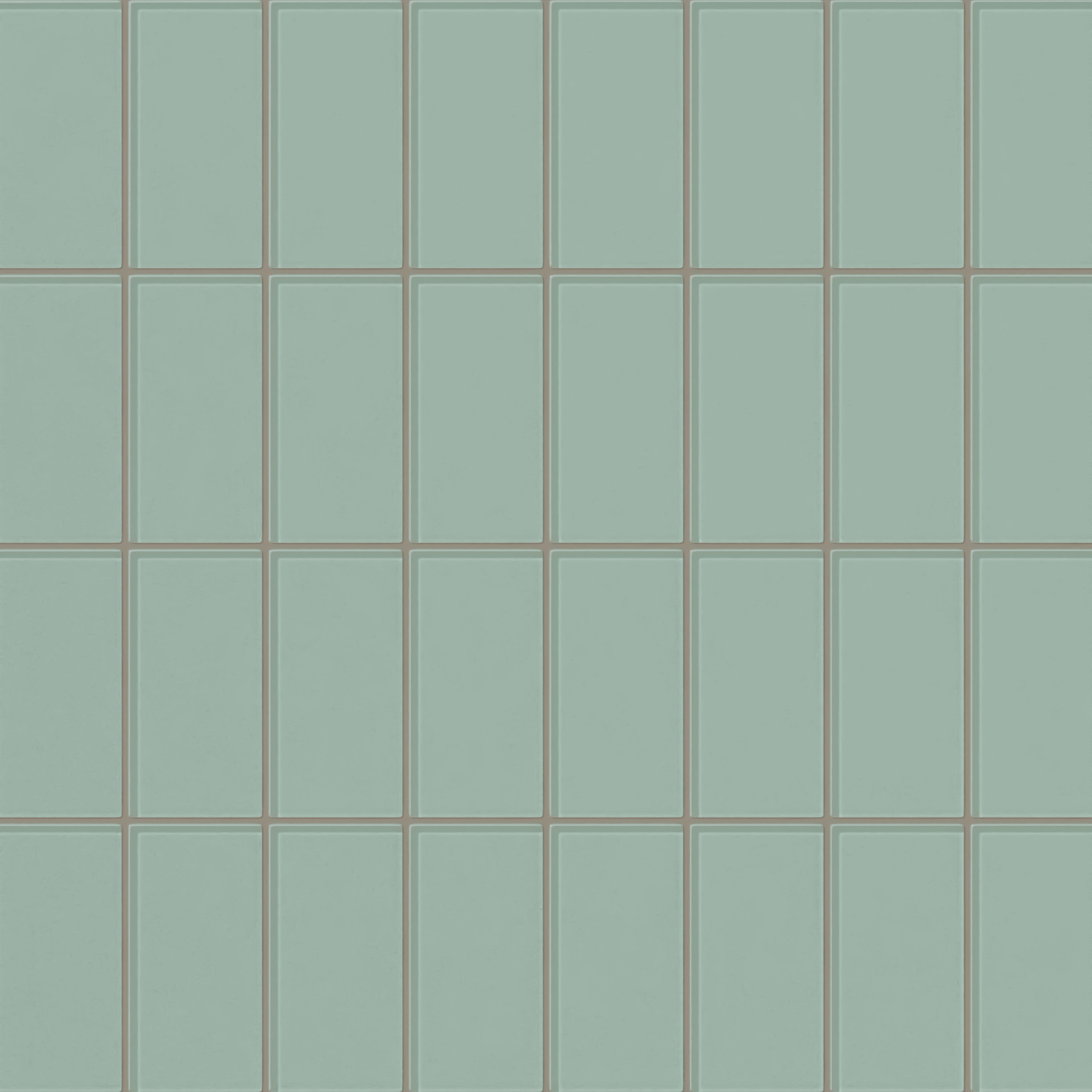 3x6 Glass Tile in Kingfisher Gloss