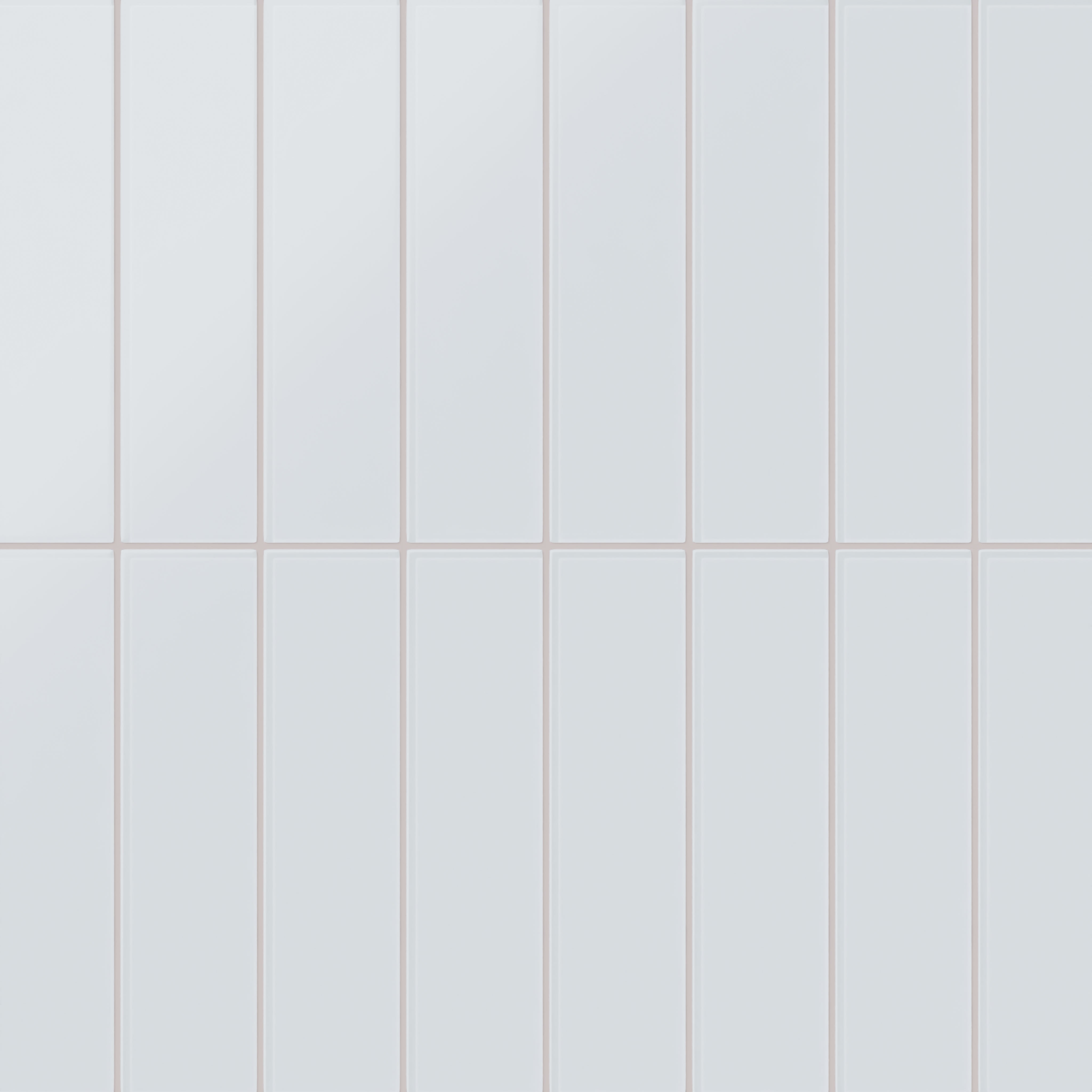 3x12 Glass Tile in Snowy Owl Matte