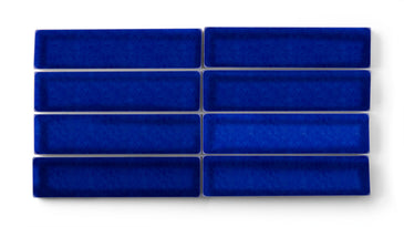 2x8 Original Ceramic Tile in Azul Gloss