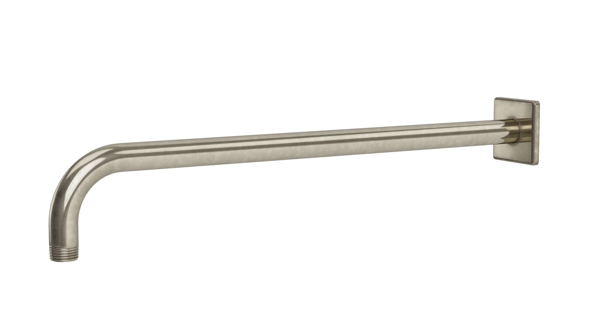 Flatiron 90-Degree 16" Shower Arm with Flange in French Nickel
