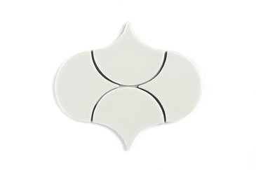 Ogee Drop Original Ceramic Tile in Limewash Matte