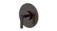 Contour One Handle Wall Mount Shower Trim with Soft Lever Handle in Antique Bronze