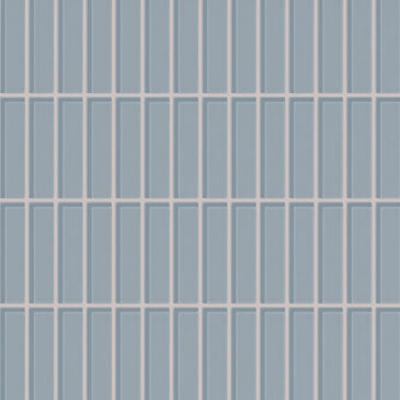 1x4 Straight Set Sheeted Glass Mosaic Tile in Pinyon Jay Gloss