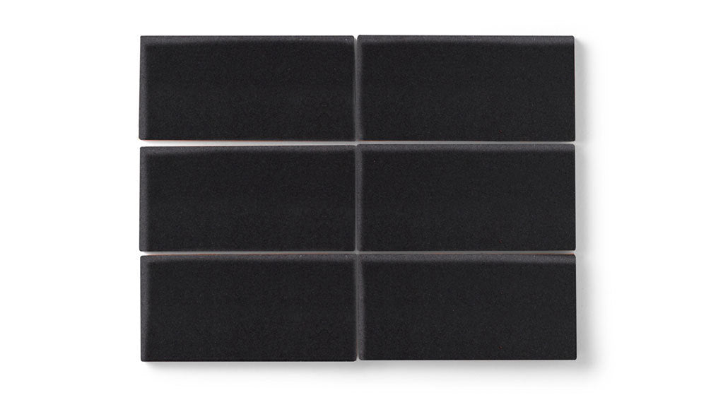 4x8 Original Ceramic Tile in Raven Matte