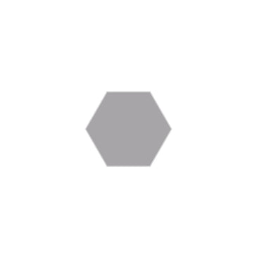4" Hexagon Original Ceramic Tile in Thistle Matte