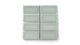 2x4 Straight Set Sheeted Original Ceramic Mosaic Tile in Overcast Gloss