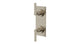 Flatiron Two Handle Wall Mount Shower Trim with Linear Lever Handles in Satin Nickel