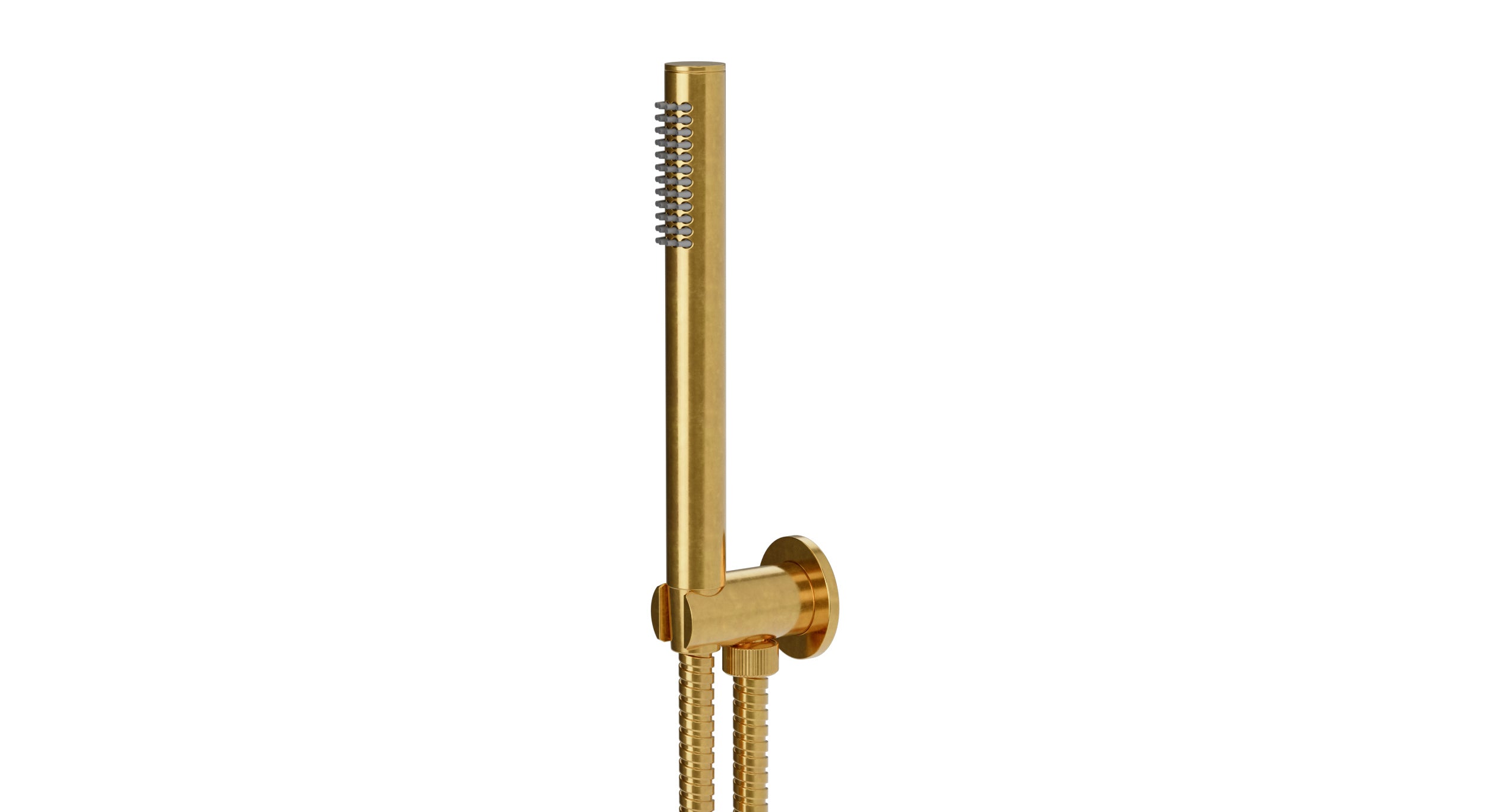 Contour & Foundry Wall Elbow with Hook Kit - Less Hand Shower in French Brass
